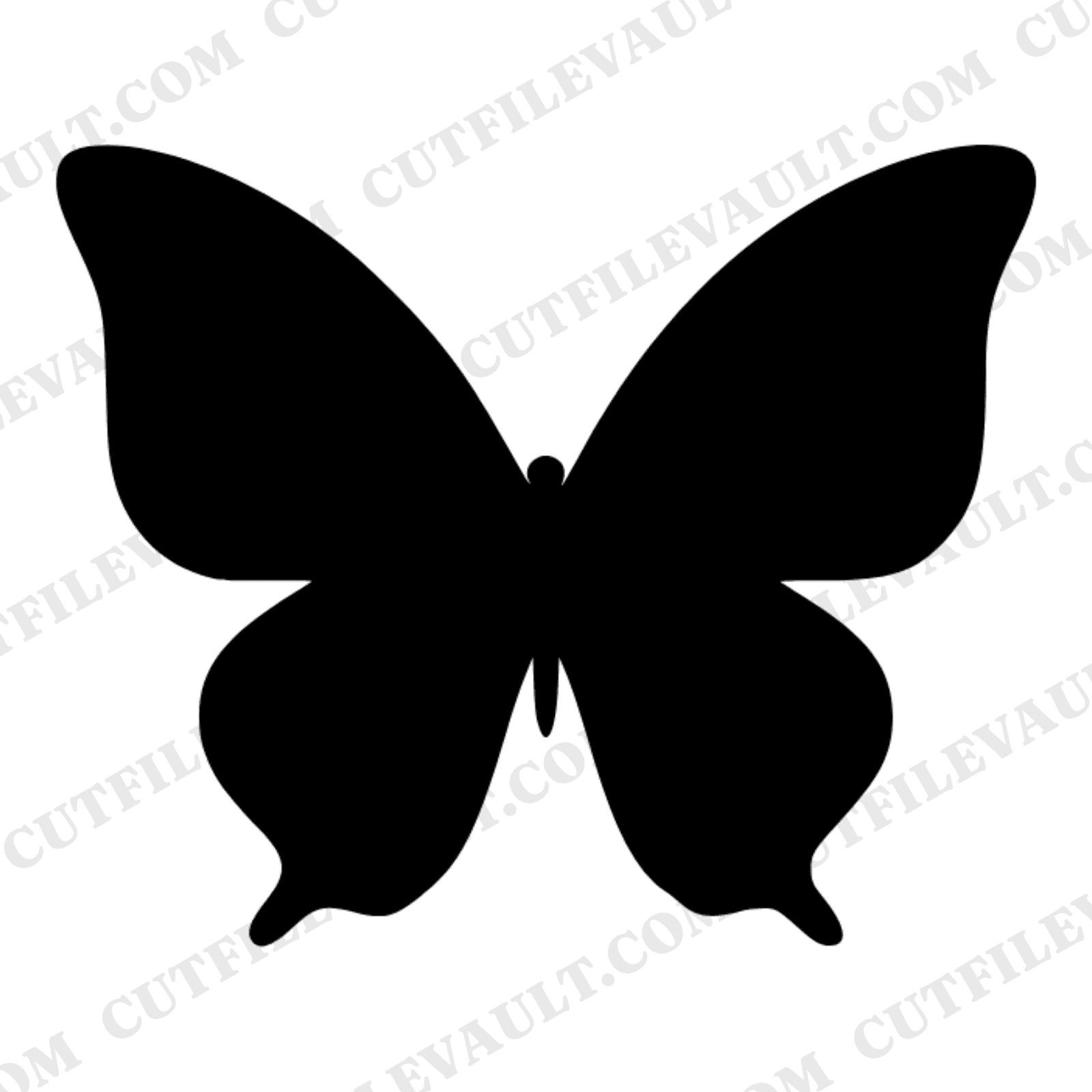 Abstract Butterfly SVG PNG, Mother's Day Butterfly Cut File, Wings Spread Flight Design