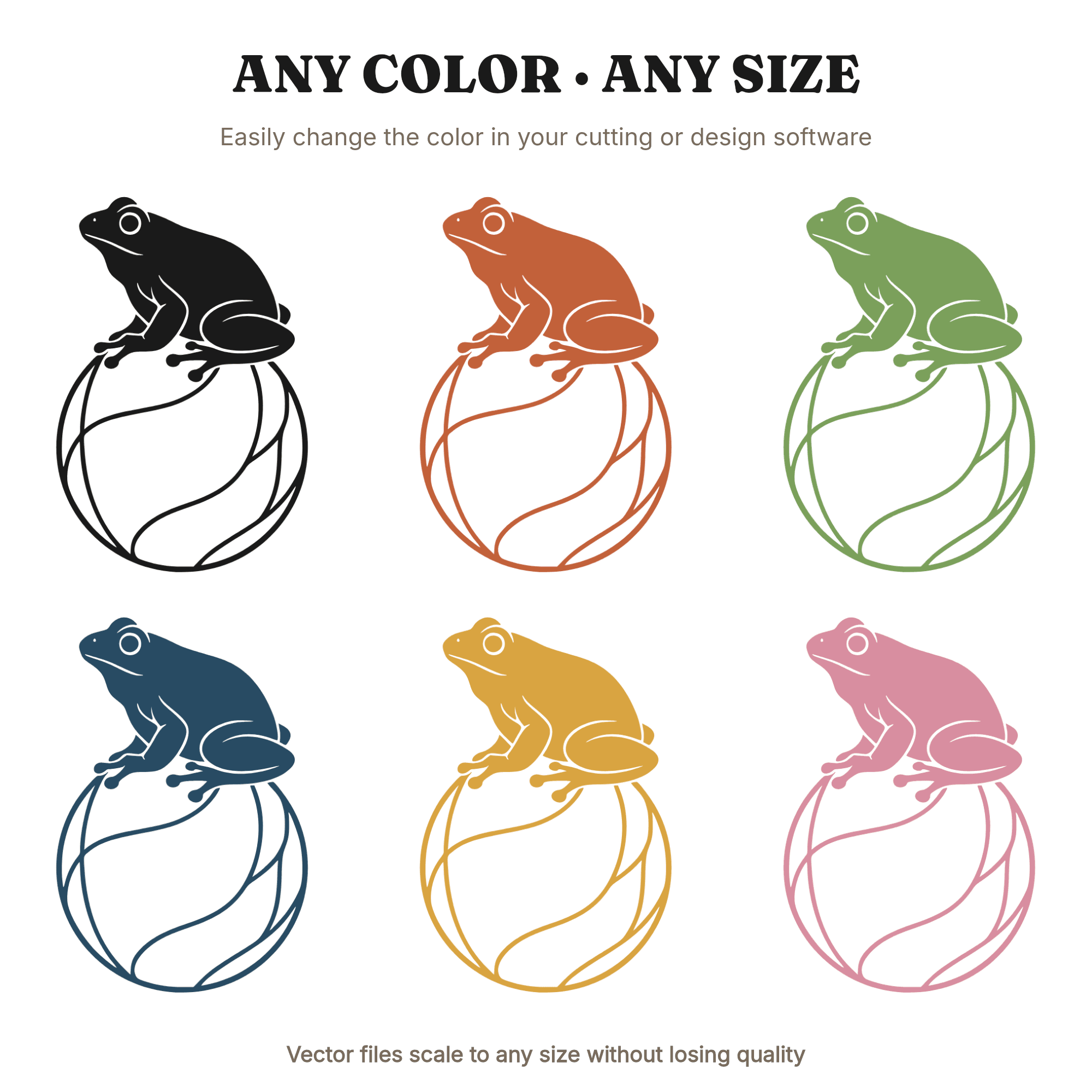 Earth Day Tree Frog on Globe SVG PNG, Eco Friendly Silhouette Cut File, Environmental Awareness Design — view 3
