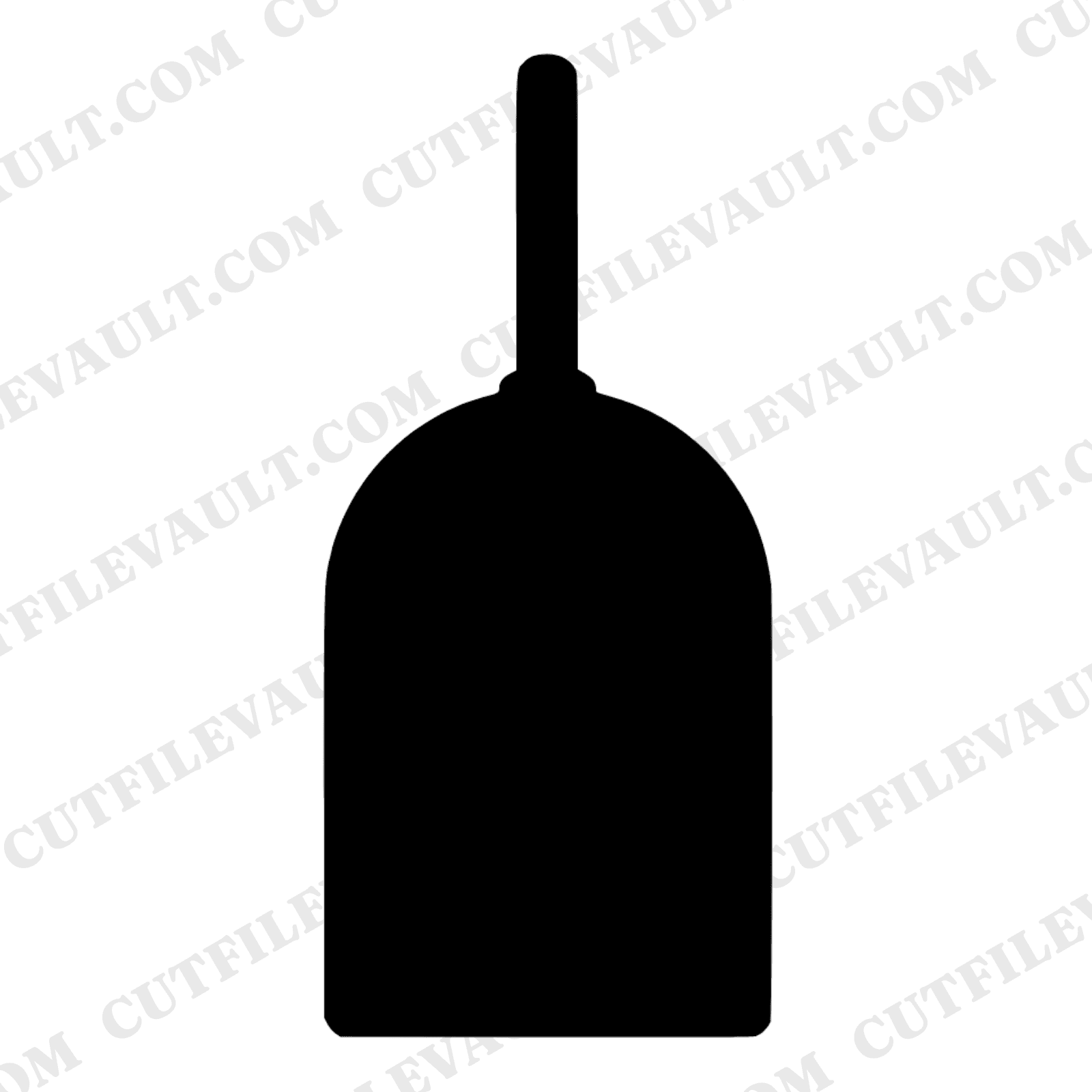 Classic Dome Lunchbox SVG PNG, Retro School Lunchbox Silhouette Cut File, Back to School Clipart — view 1