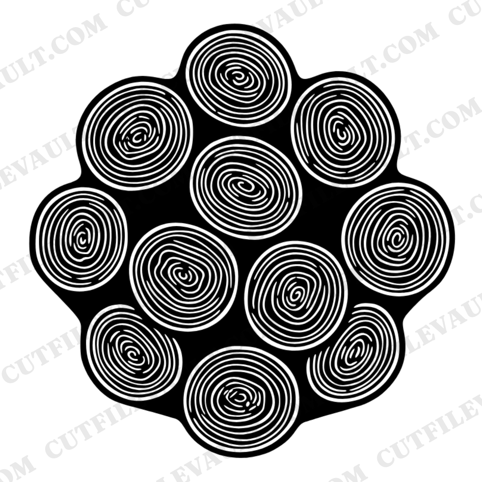 Cinnamon Stick Mandala SVG PNG Autumn Spice Cut File Celestial Fall Craft Design Bundle — view 1