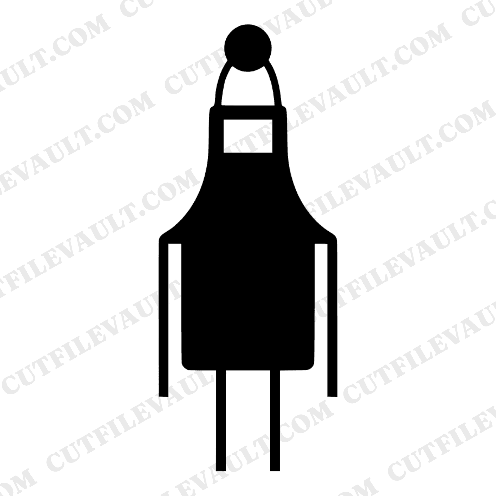 Nordic Kitchen Apron SVG PNG, Scandinavian Art Deco Geometric Wall Peg, Mother's Day Cut File