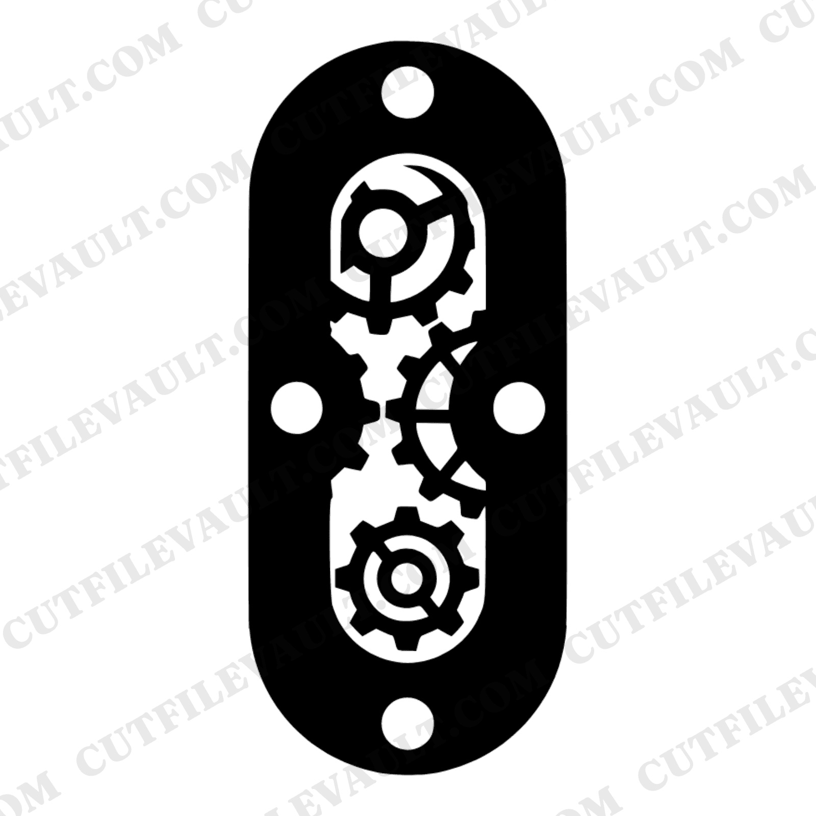 Steampunk Bicycle Chain Link SVG PNG, Bike Gears Cut File, Cycling Art, National Bike Month Design