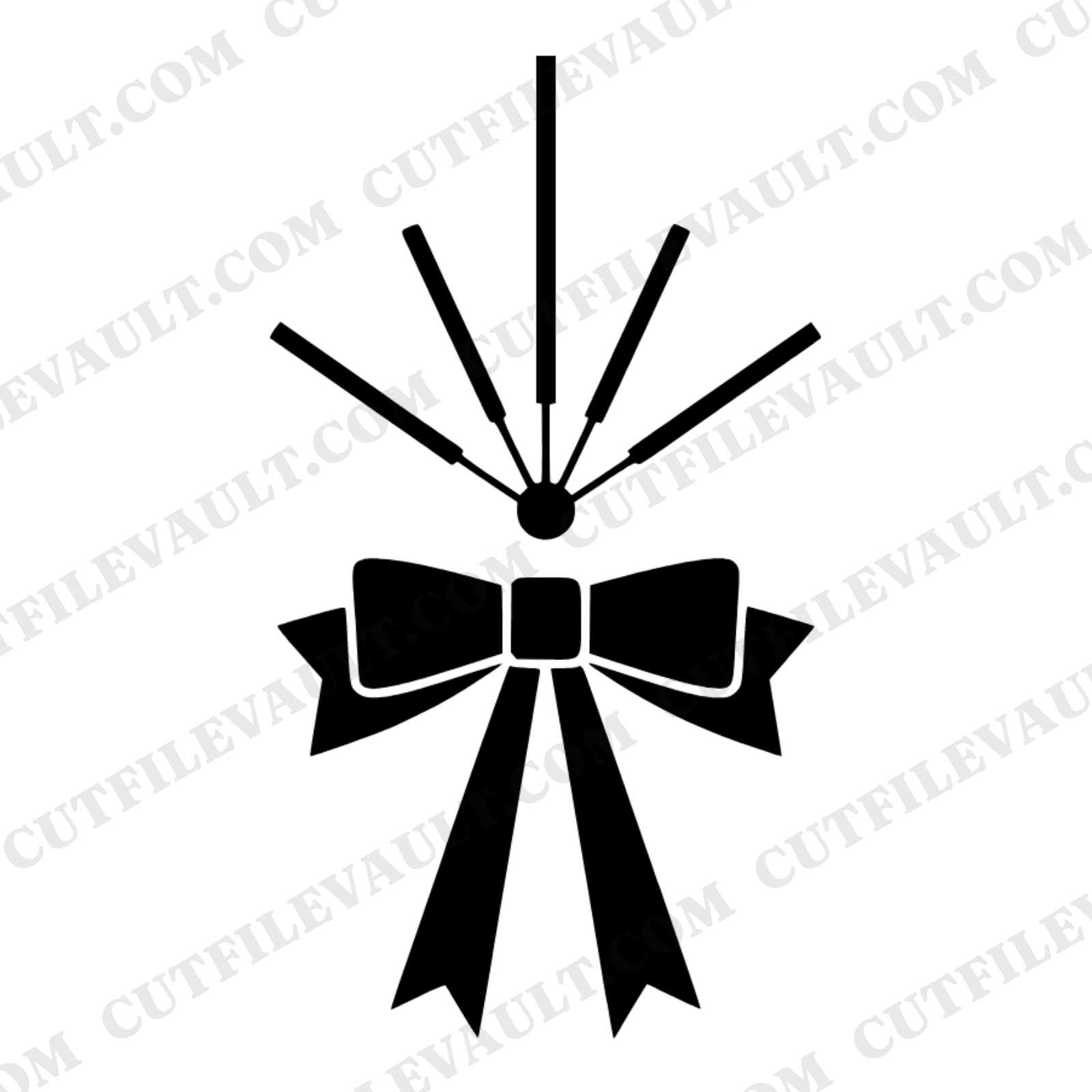 Art Deco Sparkler Starburst SVG PNG, Fourth of July Firework Bundle Cut File, Vintage Patriotic Design — view 1