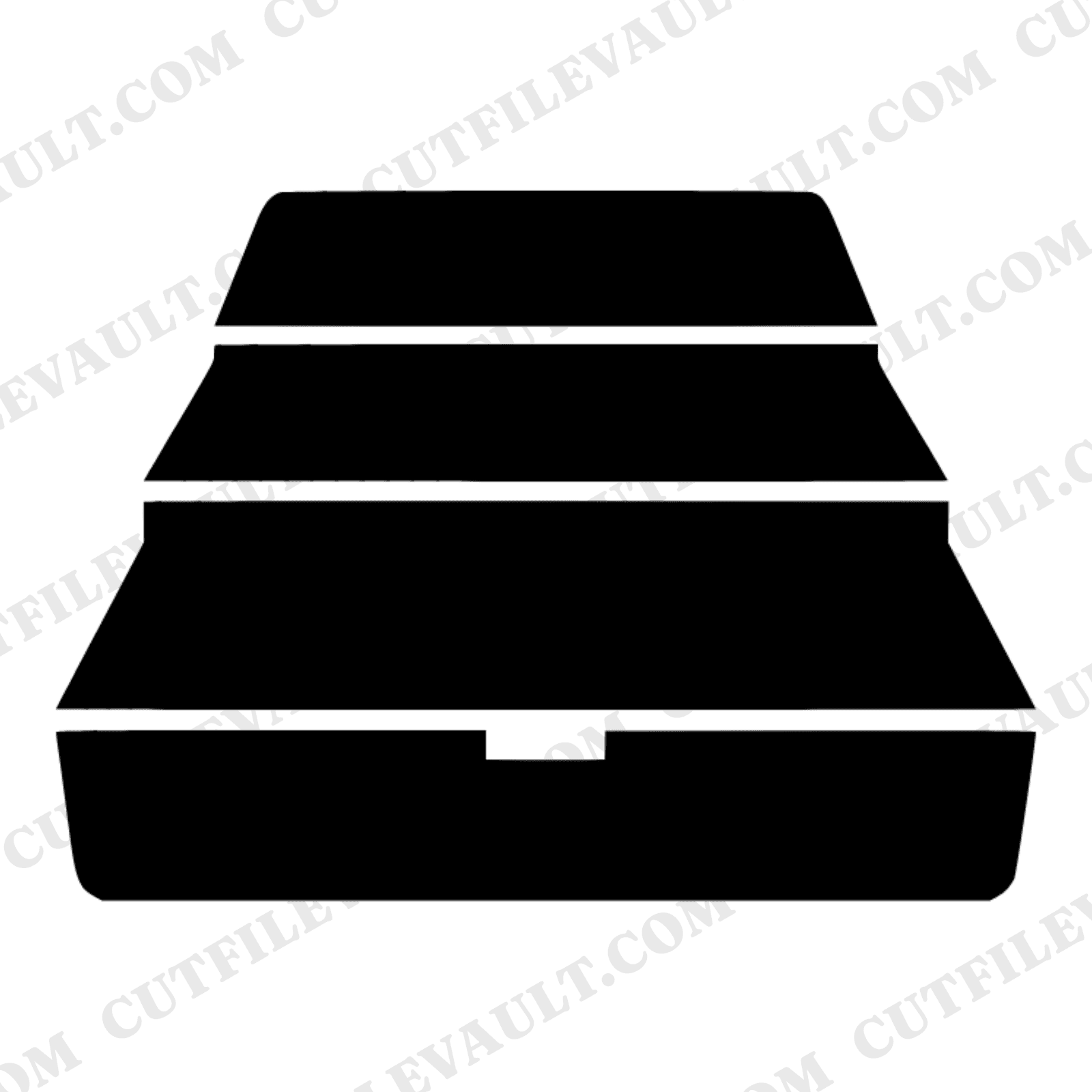Fishing Tackle Box SVG PNG, Open Toolbox Silhouette Cut File, Father's Day SVG, Dad Gift Decal