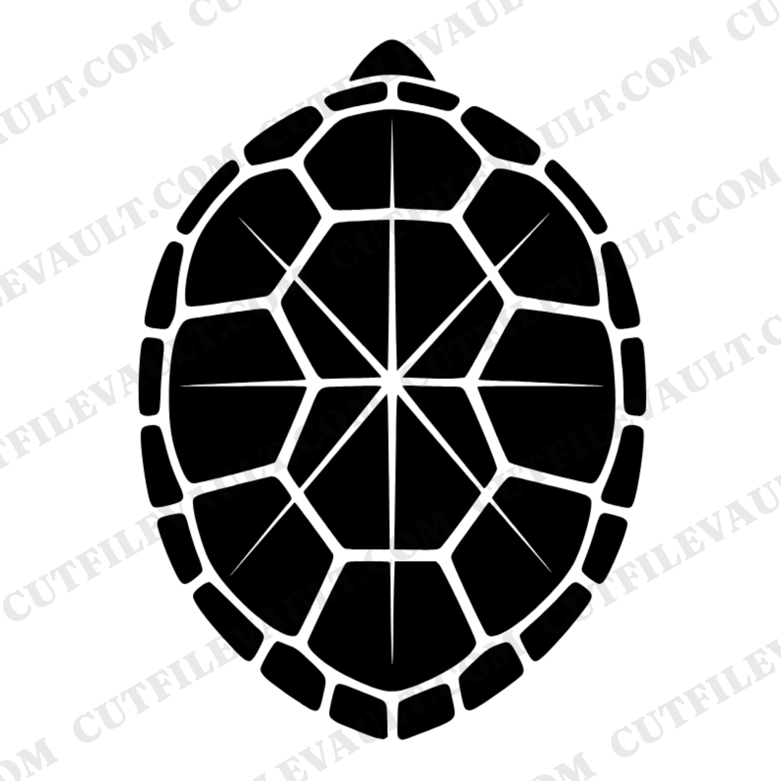 Celestial Turtle Shell Constellation SVG PNG Art Deco Geometric Cut File for Cricut Silhouette — view 1