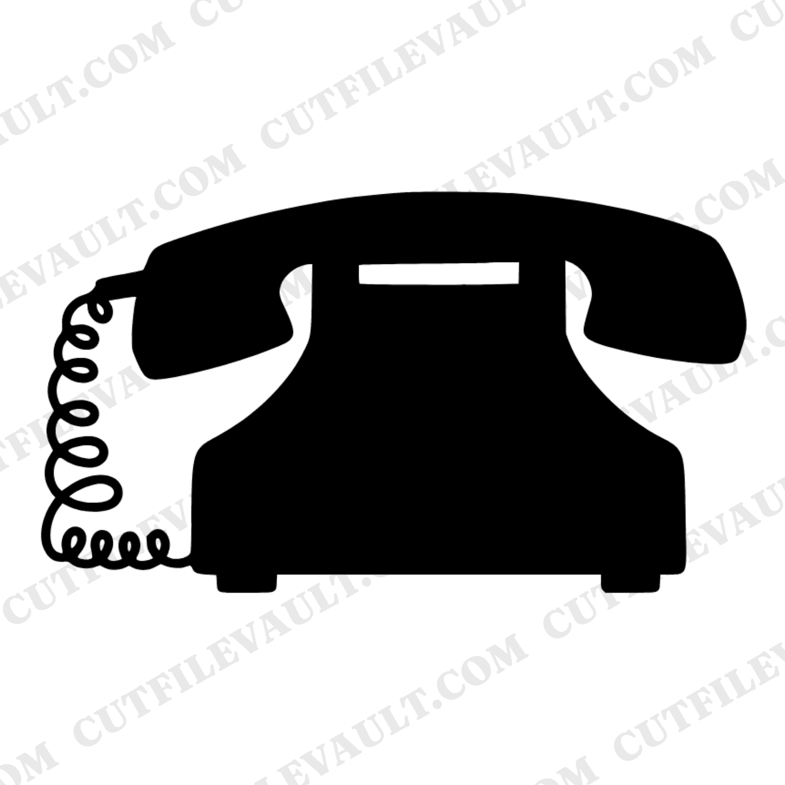 Vintage Rotary Telephone Heart SVG PNG, Retro Phone Mothers Day Cut File, Call Your Mother Design