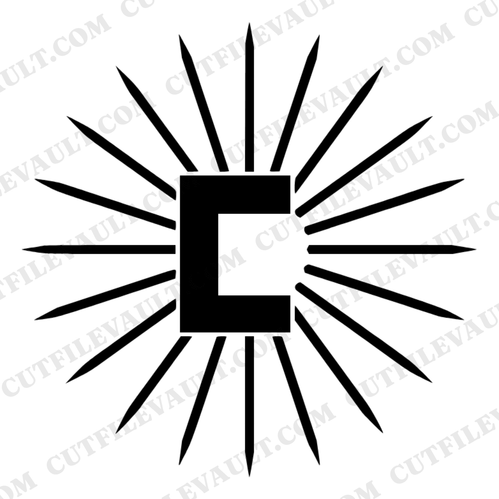 Celestial Carpenter Square Pencil Sunburst SVG PNG, Back to School Mystical Craftsman Design Cut File
