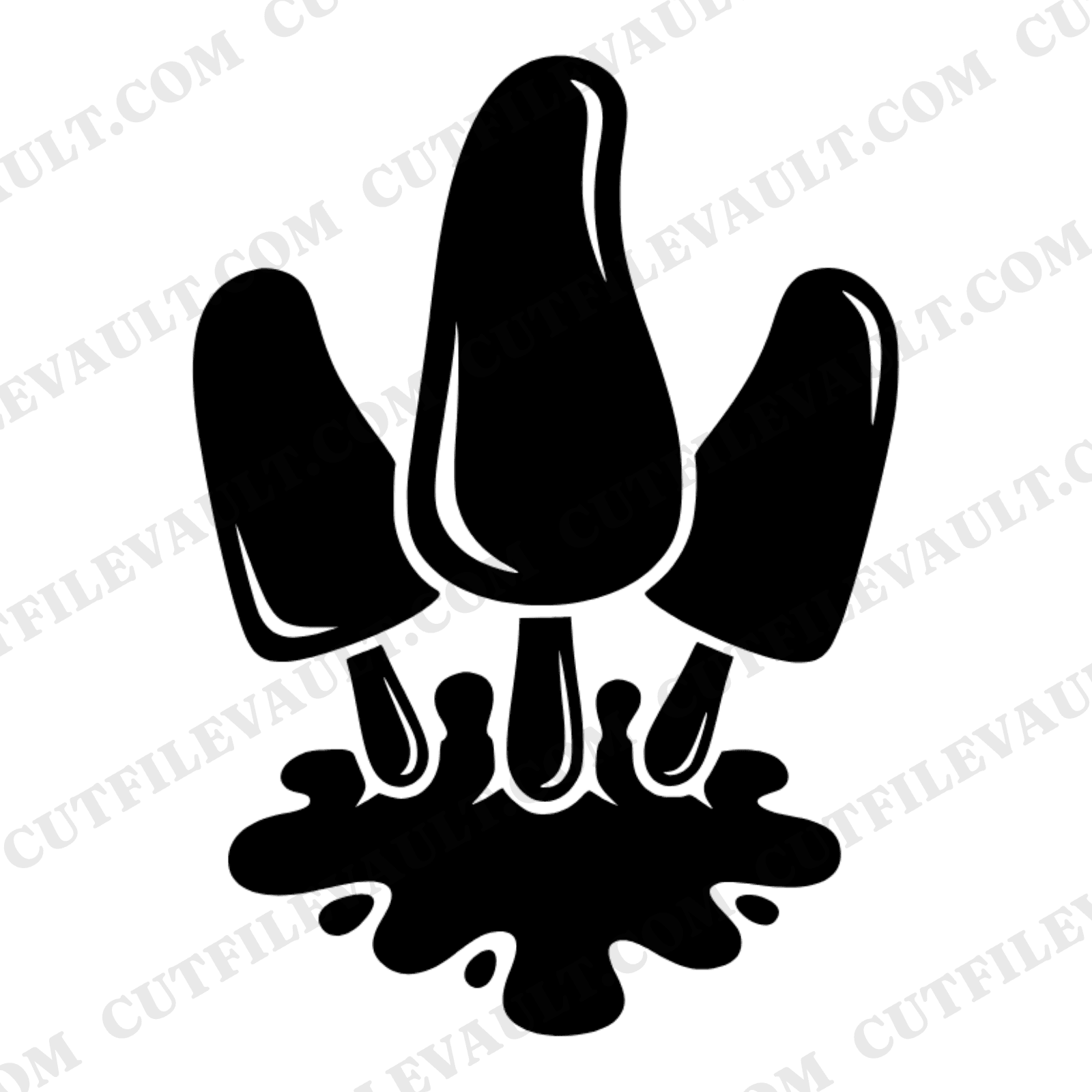 Groovy Peacock Popsicle Fan SVG PNG Fourth of July Retro Ice Pop Summer Cut File Design