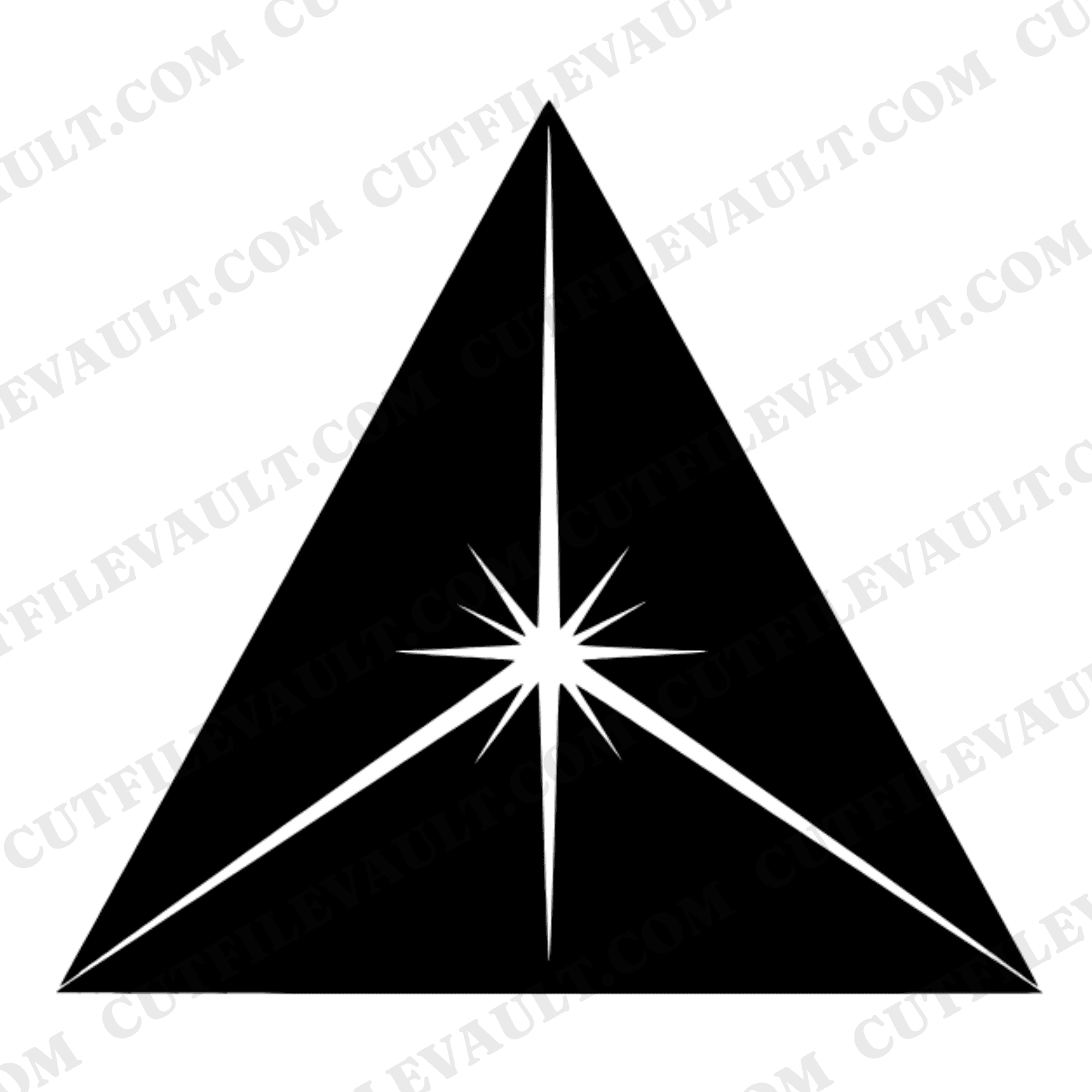 Memorial Day Folded Flag SVG PNG, Patriotic Tribute Silhouette Cut File, Military Honor Design