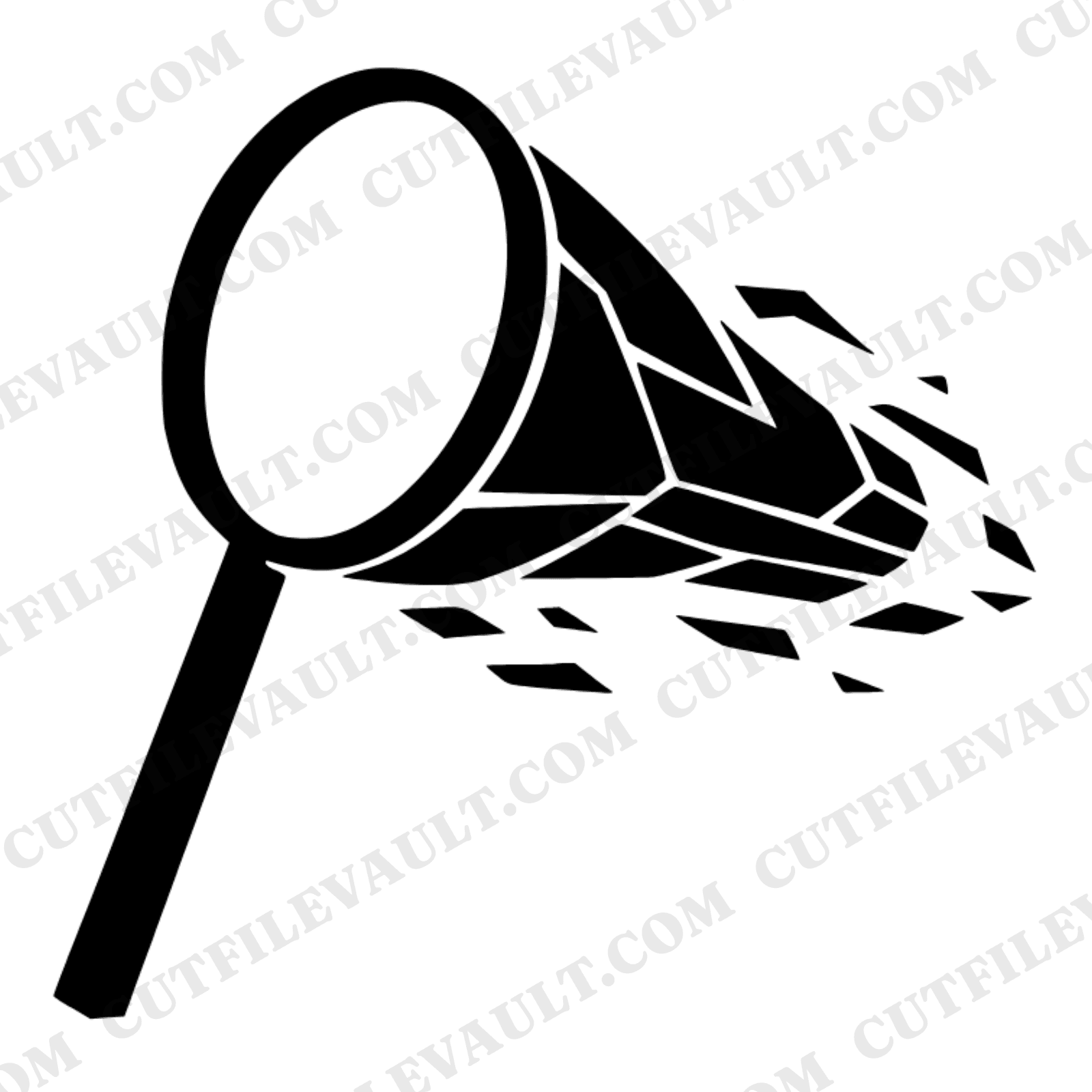 Summer Butterfly Net SVG PNG, First Day of Summer Cut File, Diagonal Sweep Design, Seasonal Craft — view 1