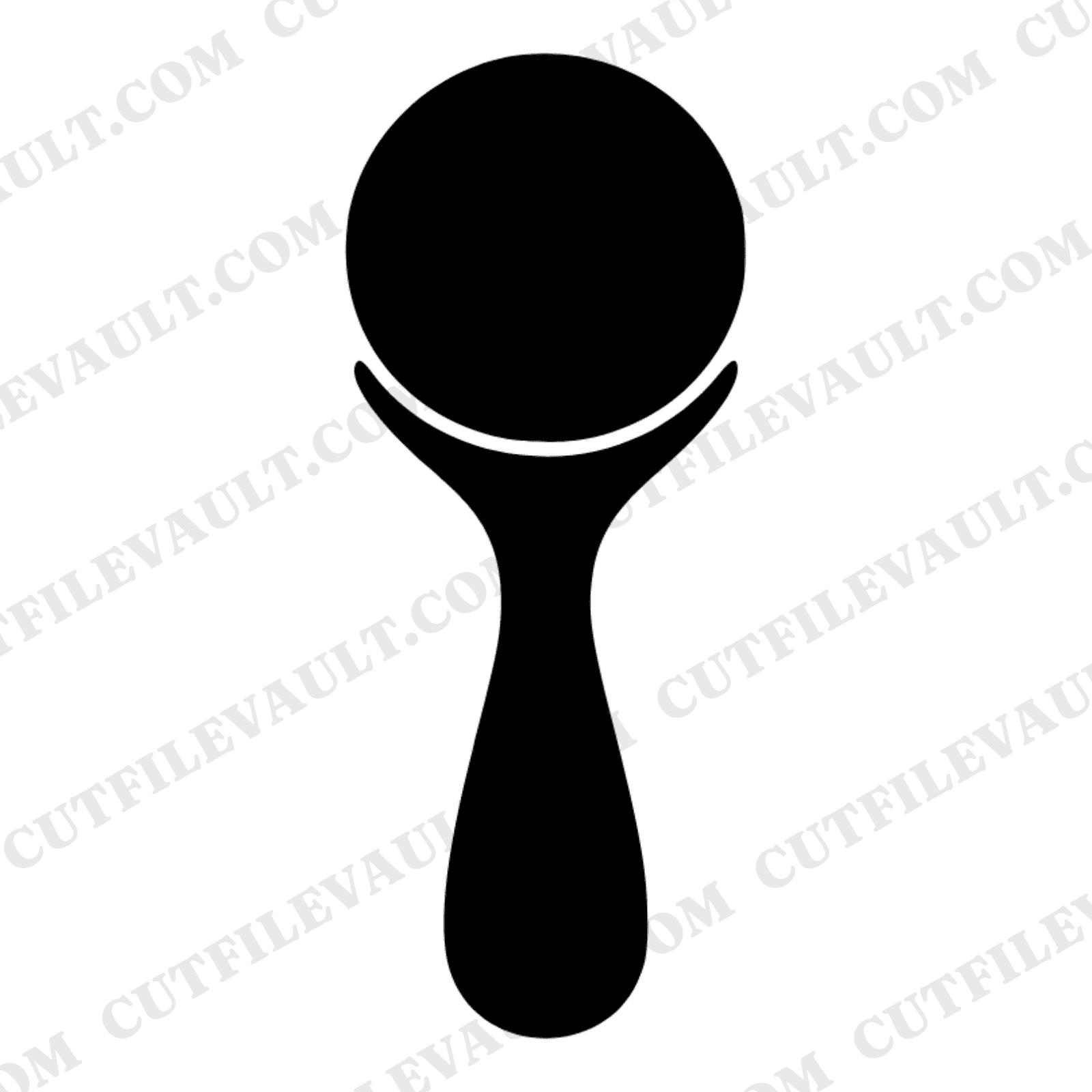 Vintage Ice Cream Scoop SVG PNG, Retro Diner Ice Cream Overhead View Cut File for Cricut