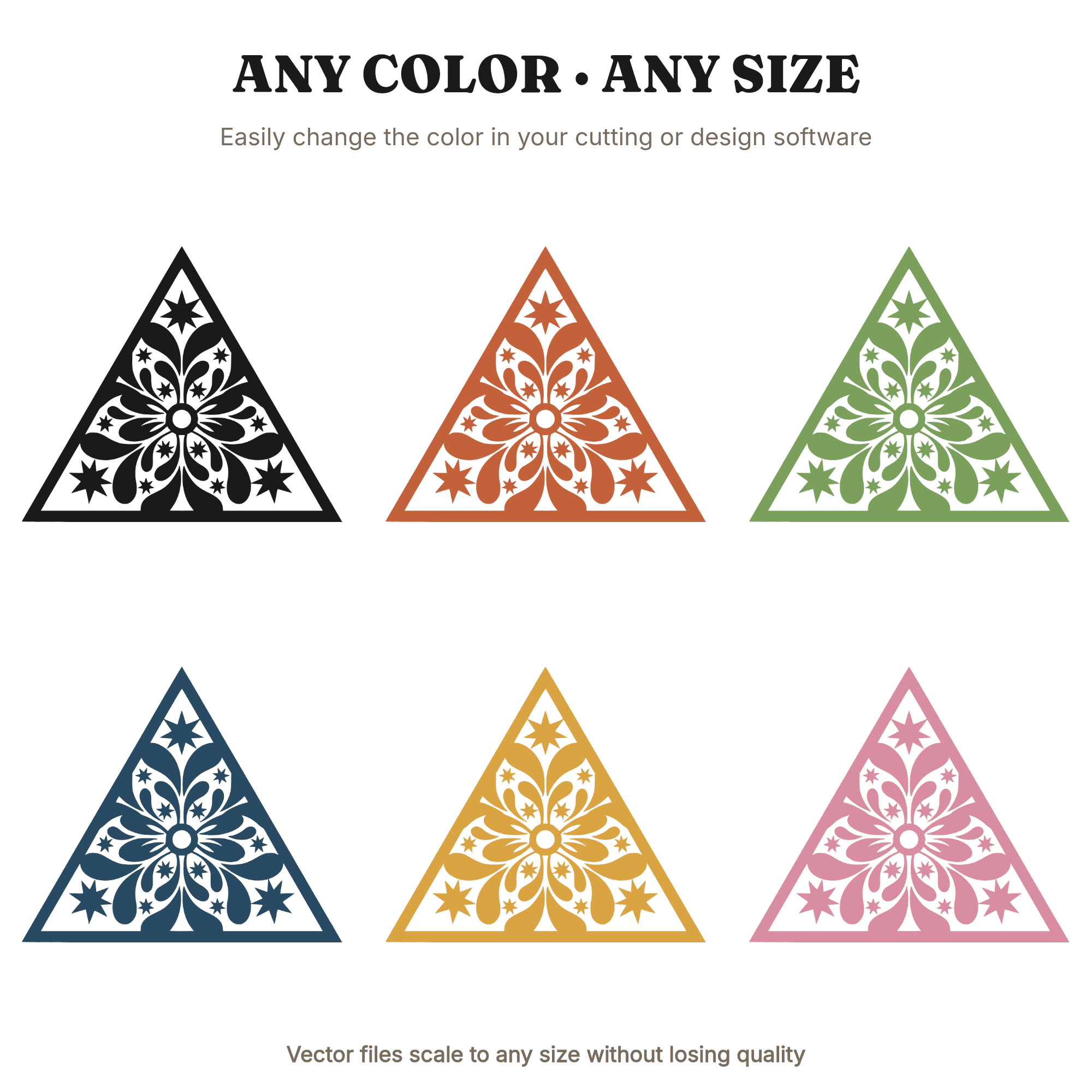 Memorial Day Folded Flag Mandala SVG PNG, Patriotic Folk Art Cut File, Ceremonial Triangle Design — view 2