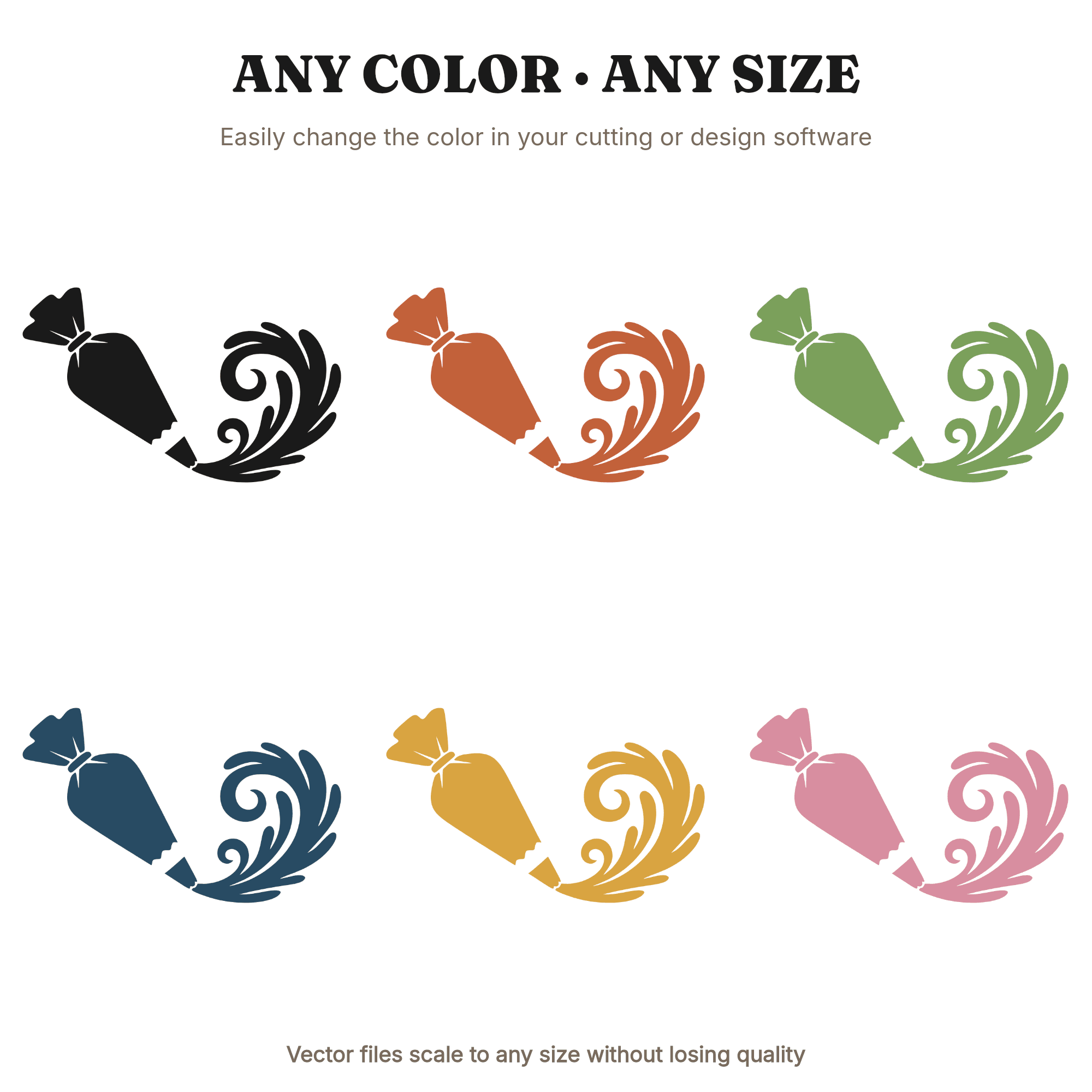 Retro Pastry Bag Donut Day SVG PNG, 70s Groovy Icing Swirl Cut File, National Donut Day Design — view 2