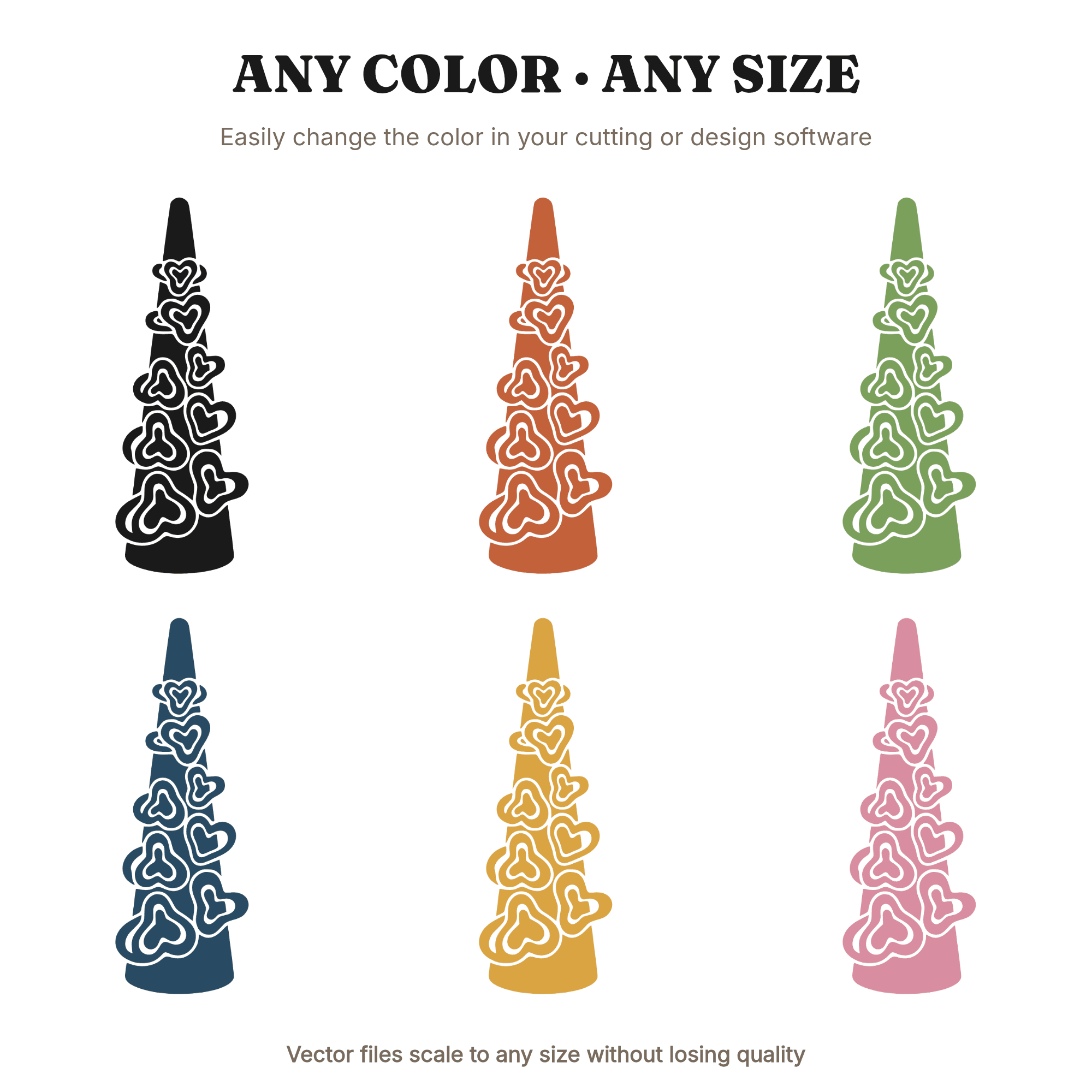 Heart Ring Mandrel SVG PNG Wedding Season Romance Jeweler Tool Abstract Blob Cut File Design — view 2