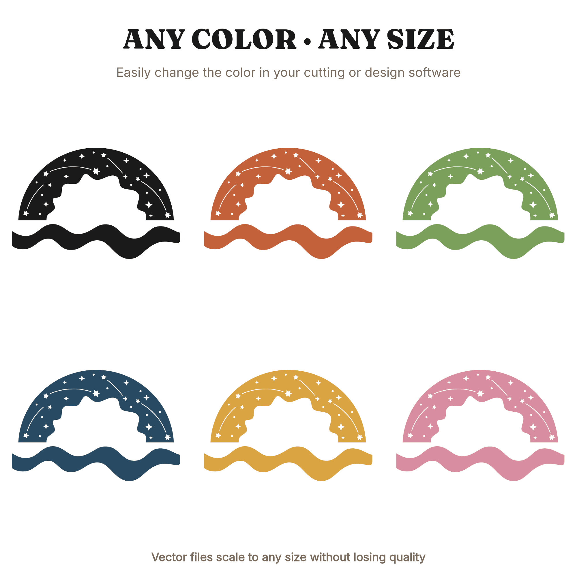 Celestial Protractor SVG PNG, Constellation Stars Geometry Tool, Back to School Astronomy Design — view 2