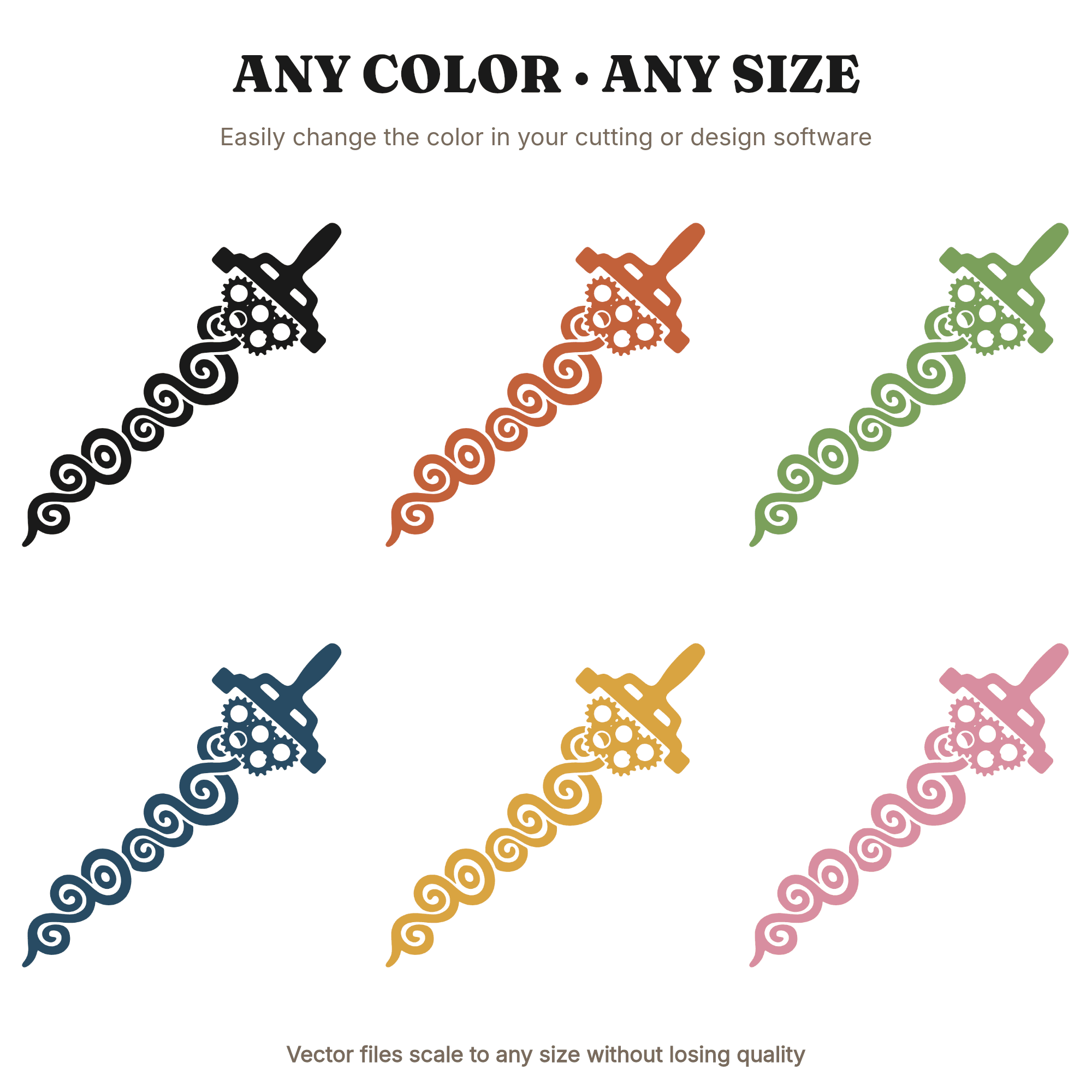 Vintage Donut Cutter SVG PNG, Rolling Dough Ribbon Cut File, National Donut Day Bakery Design — view 2