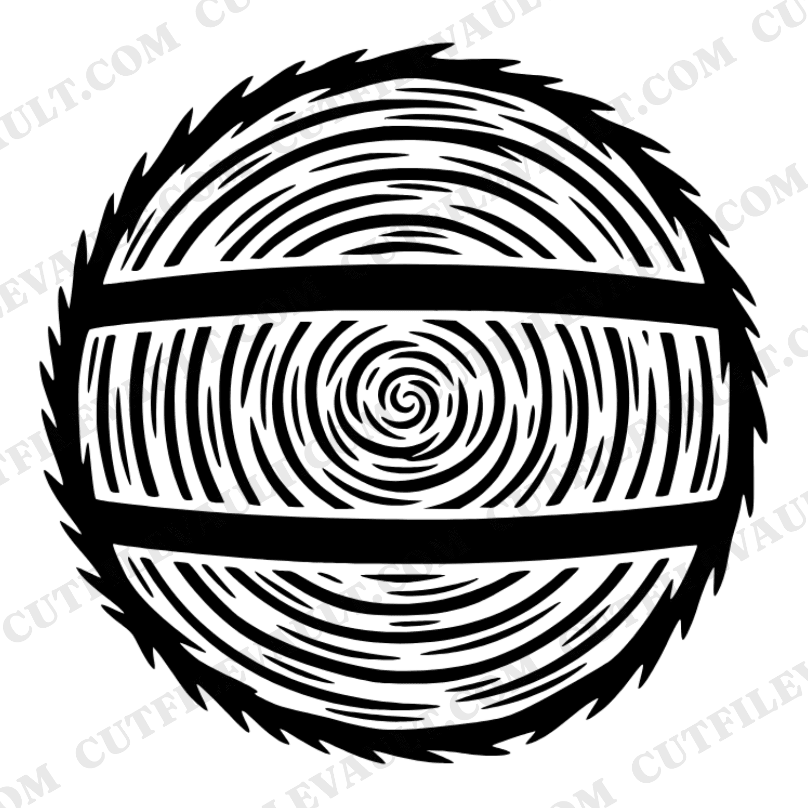 Celestial Harvest Moon Hay Bale SVG PNG, Mystical Round Bale Silhouette Cut File for Cricut — view 1