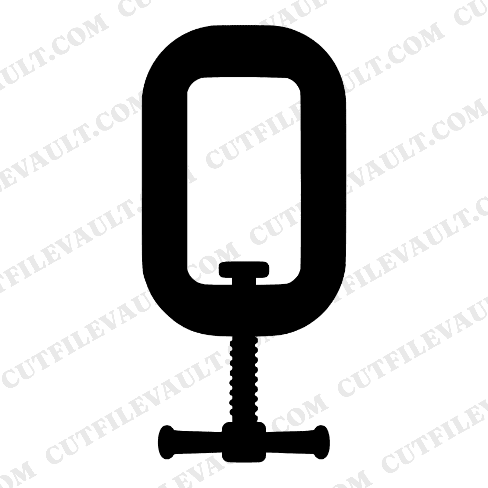 Craftsman C Clamp SVG PNG Labor Day Silhouette Cut File Tool Builder Maker Trades Design