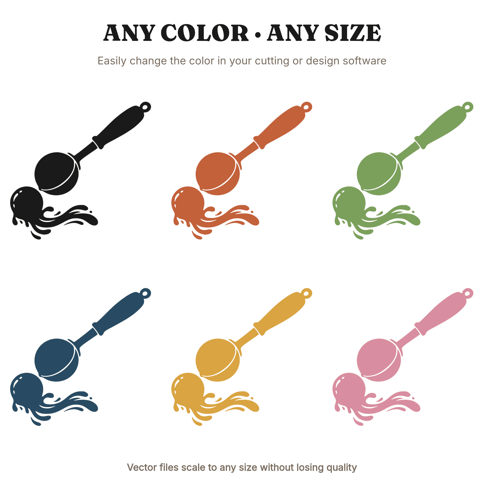 Vintage Ice Cream Scoop SVG PNG, Melting Ice Cream Swoosh Cut File, Retro Soda Fountain Clipart — view 2