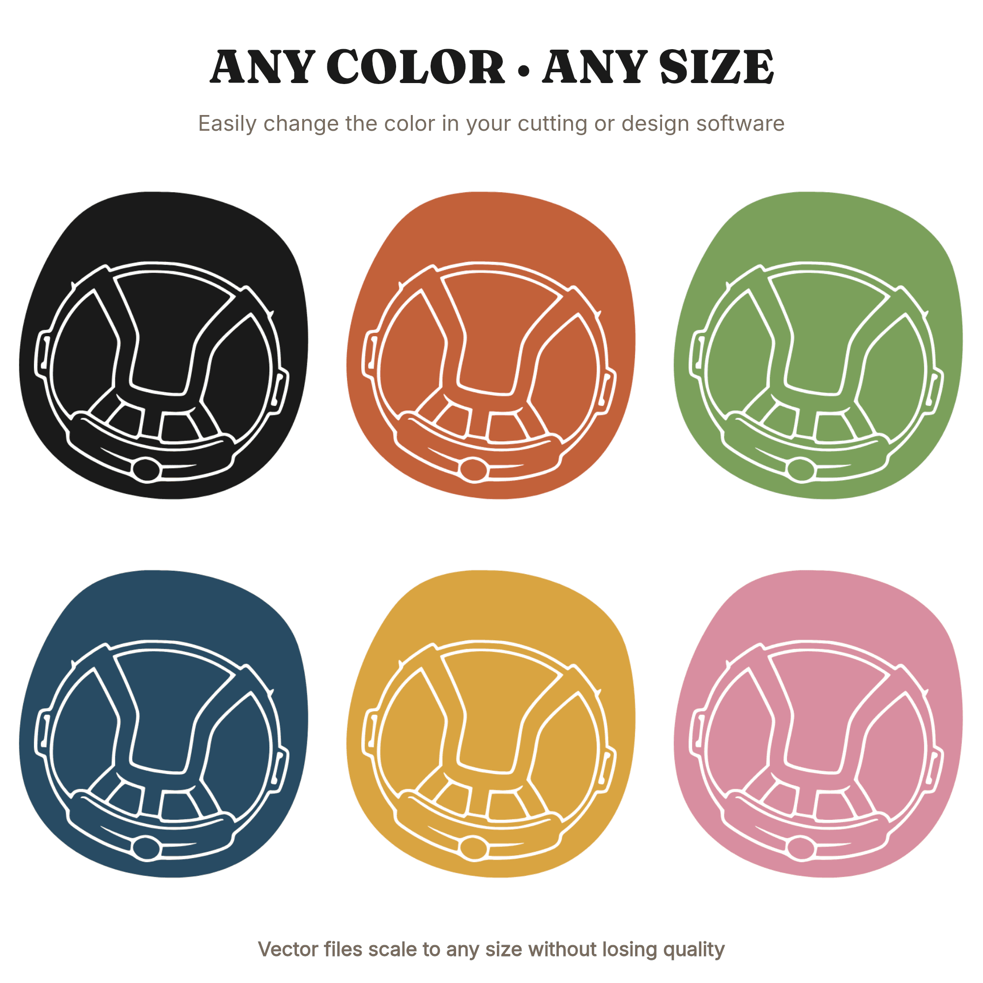Retro Hard Hat SVG PNG Labor Day Construction Worker Boho Groovy Upward View Cut File Design — view 2