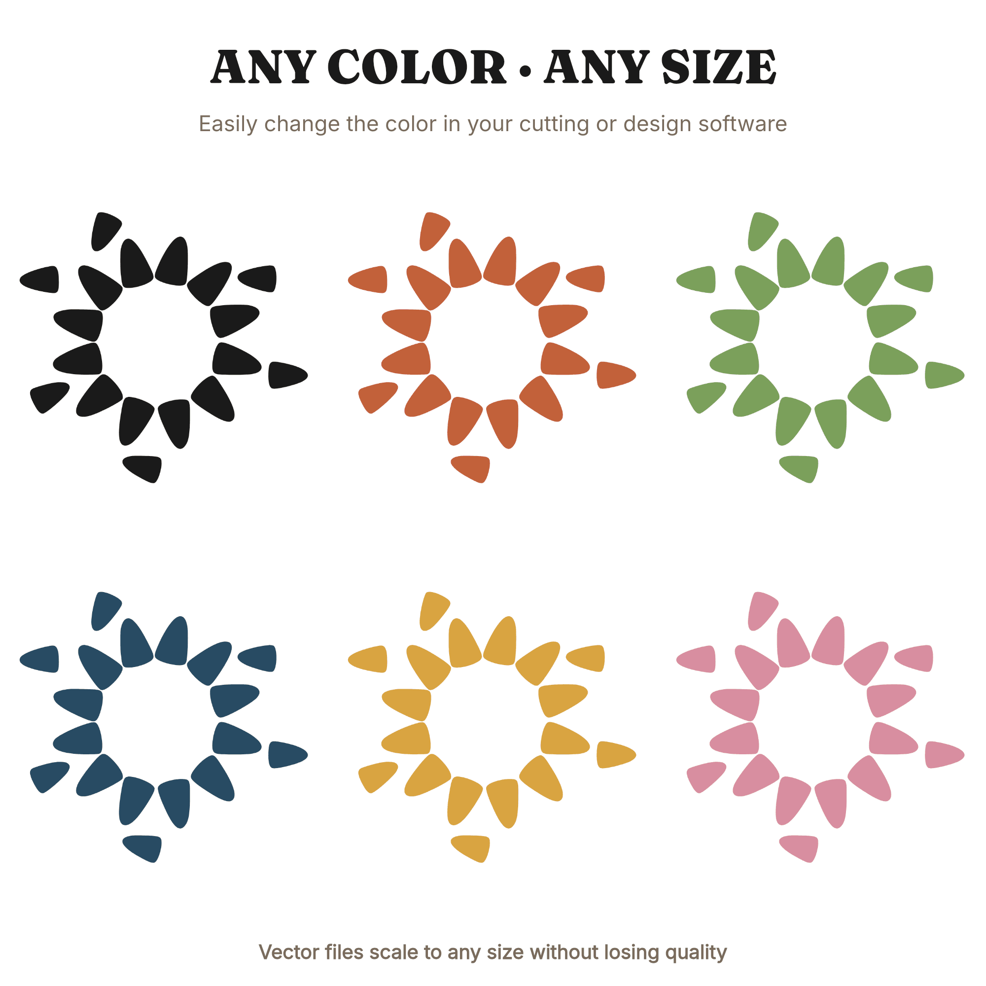Candy Corn Wreath SVG PNG, Halloween Wreath Cut File, Boho Fall Decor, Tumbling Candy Corn Design — view 2