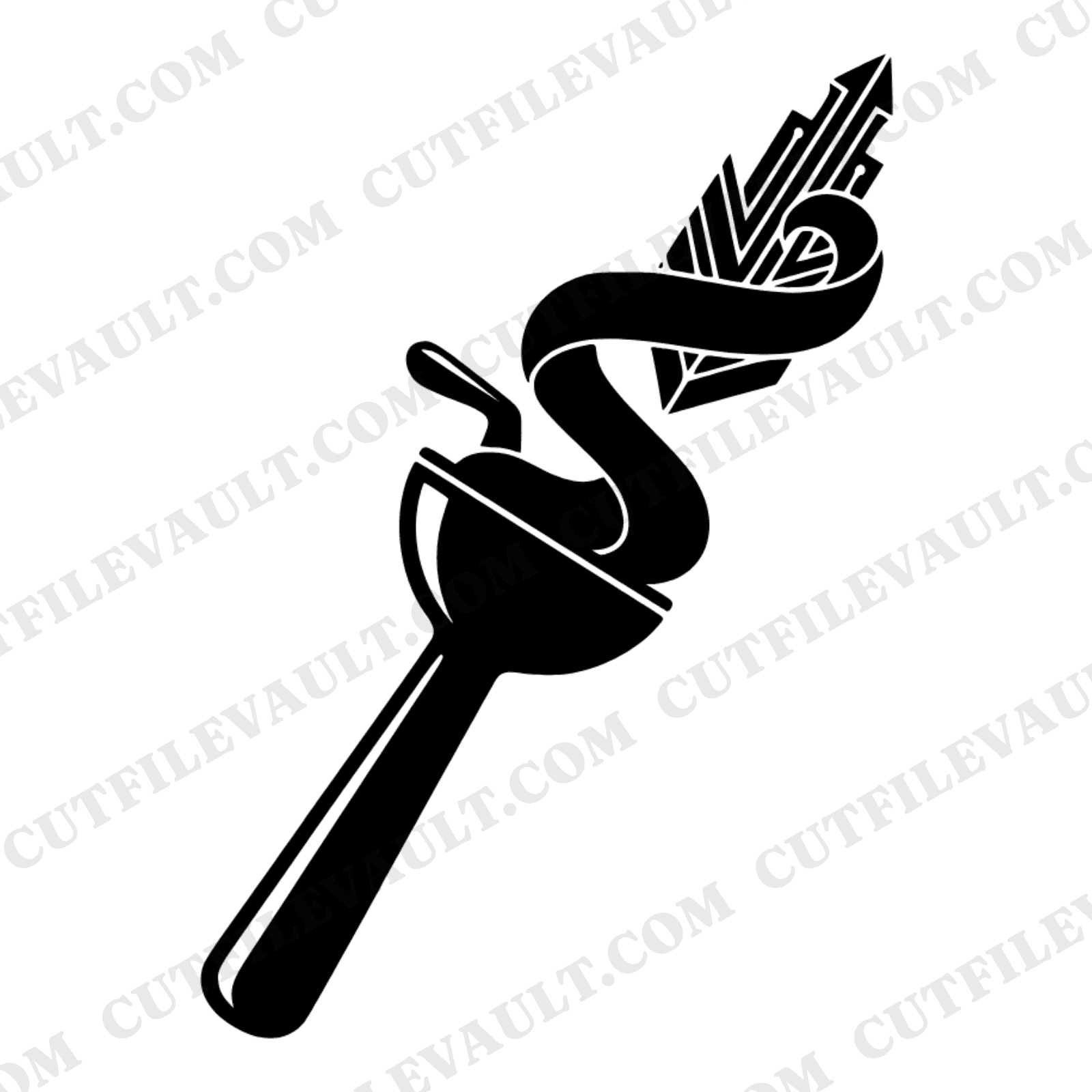 Vintage Ice Cream Scoop SVG PNG Art Deco Retro Kitchen Cut File National Ice Cream Day Design — view 1