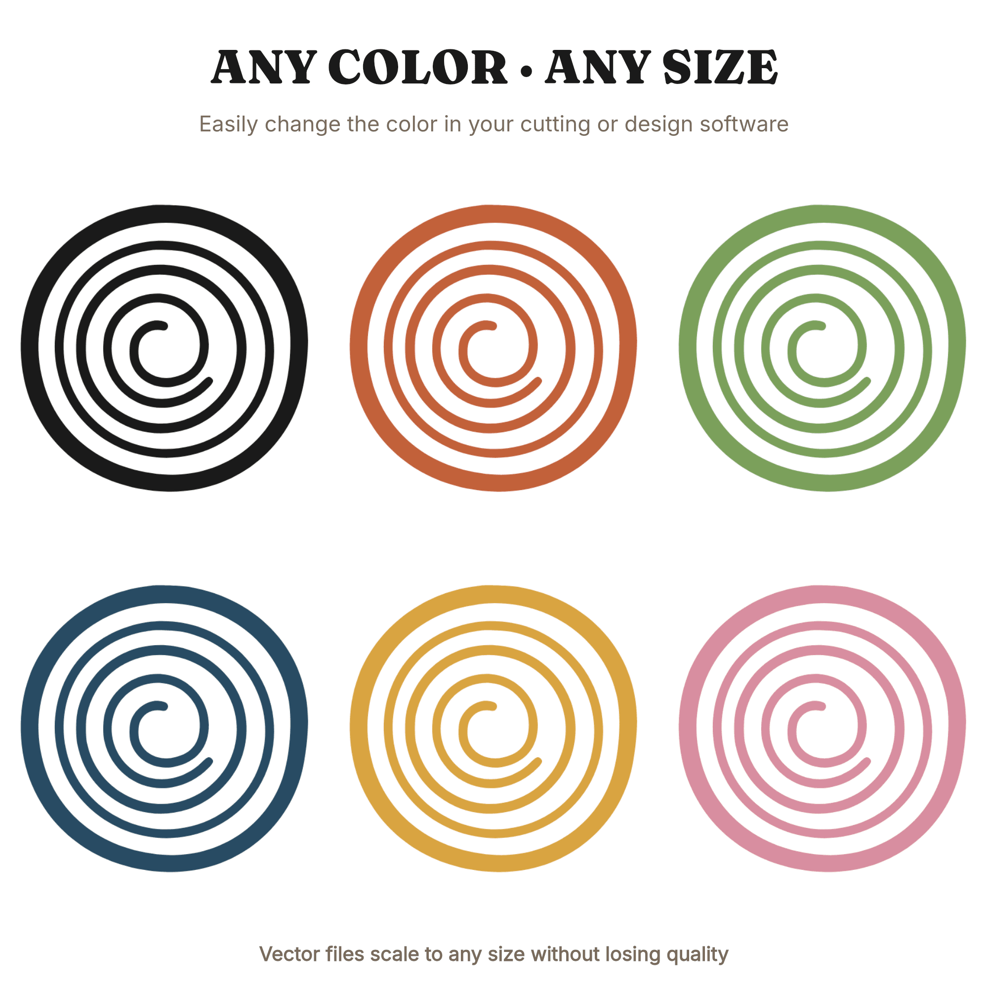 Cinnamon Roll SVG Botanical Herbarium Spiral Cut File PNG Cottagecore Kitchen Bakery Decor — view 2