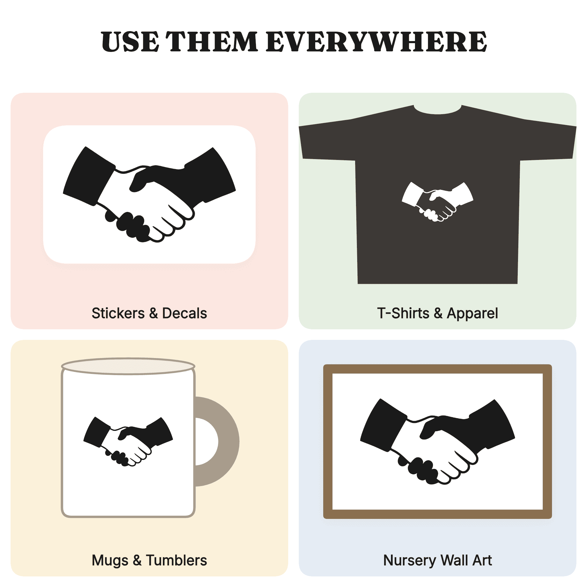 Labor Day Handshake SVG PNG Work Gloves Solidarity Cut File for Cricut Silhouette Crafts — view 3
