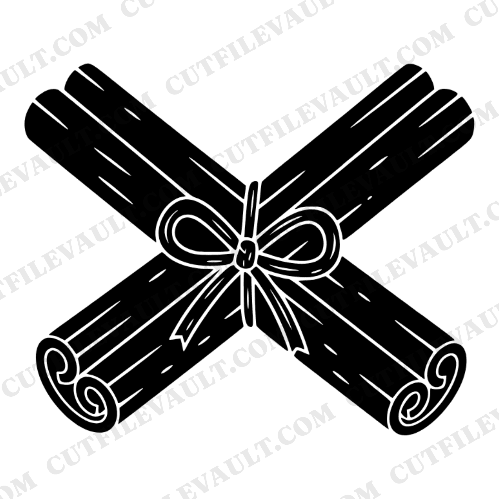 Cinnamon Stick Bundle SVG PNG, Fall Autumn Cottagecore Clipart, Pumpkin Spice Kitchen Decor Cut File — view 1