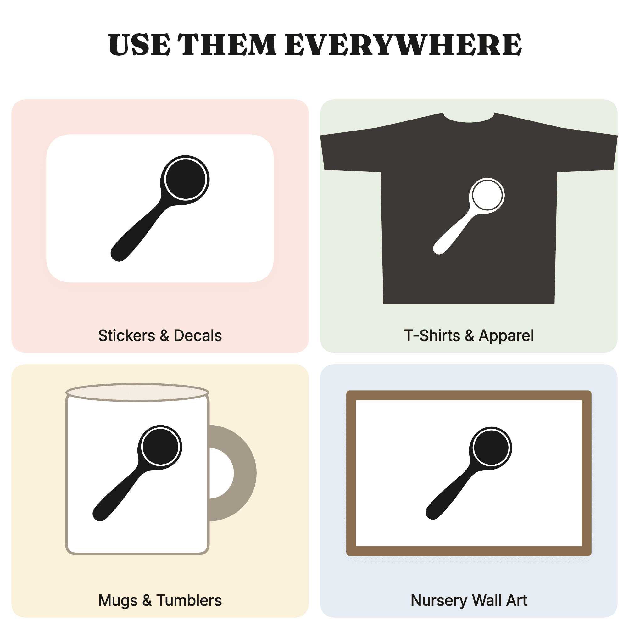 Retro Ice Cream Scoop SVG PNG, 70s Diagonal Silhouette Cut File, National Ice Cream Day Clipart — view 3