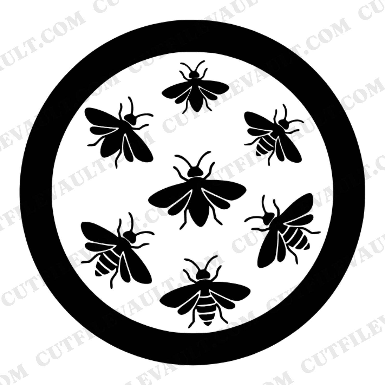 Mason Jar Fireflies SVG PNG Top View Fourth of July Lightning Bug Vintage Summer Night Cut File — view 1