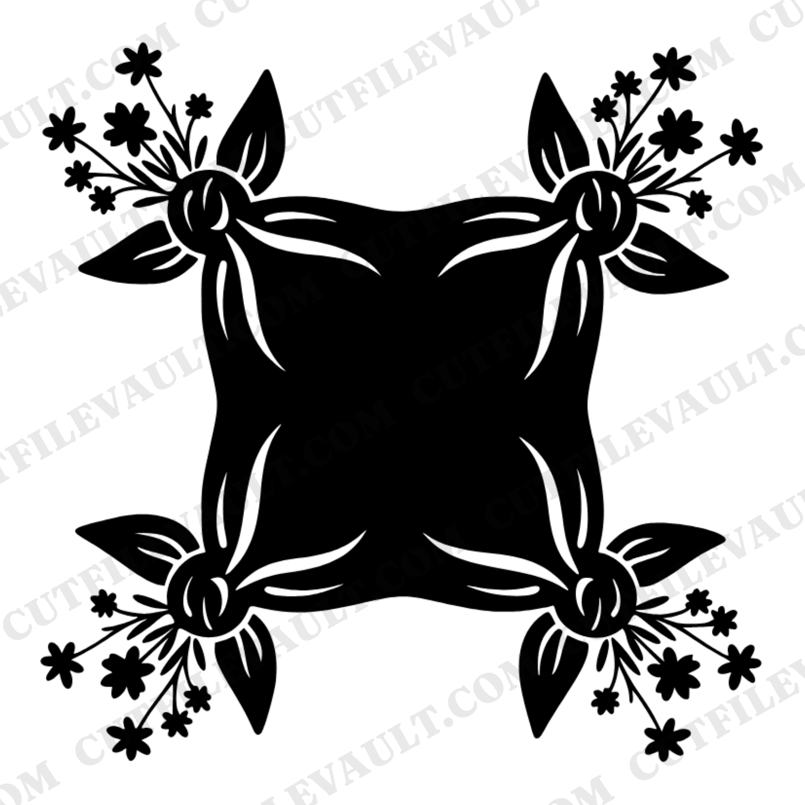 Hobo Bundle Bandana SVG PNG, Cottagecore Wildflower Bandana Cut File, Labor Day Vintage Design — view 1