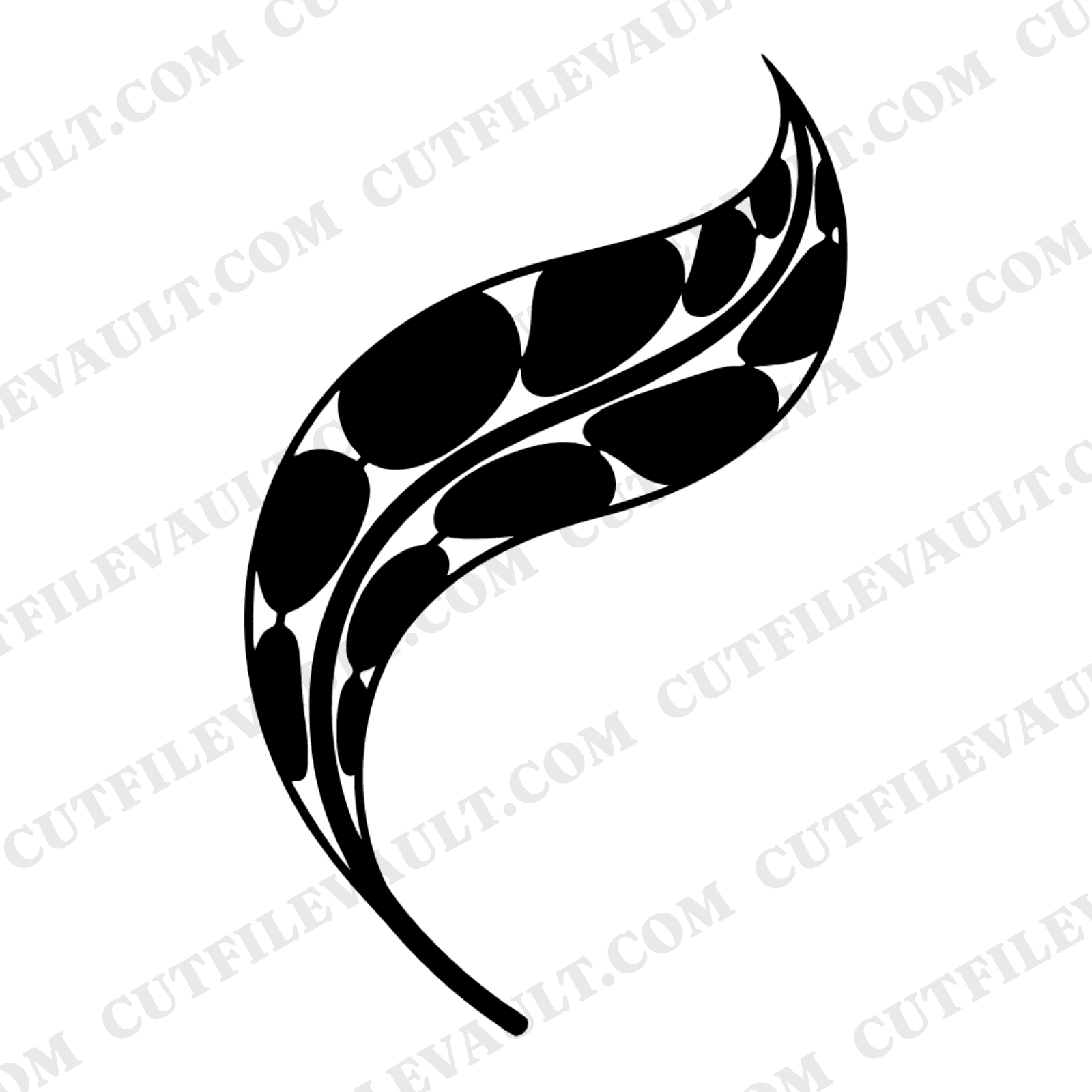 Notebook Spiral Stained Glass SVG PNG Back to School Unfurling Coil Abstract Design Cut File — view 1