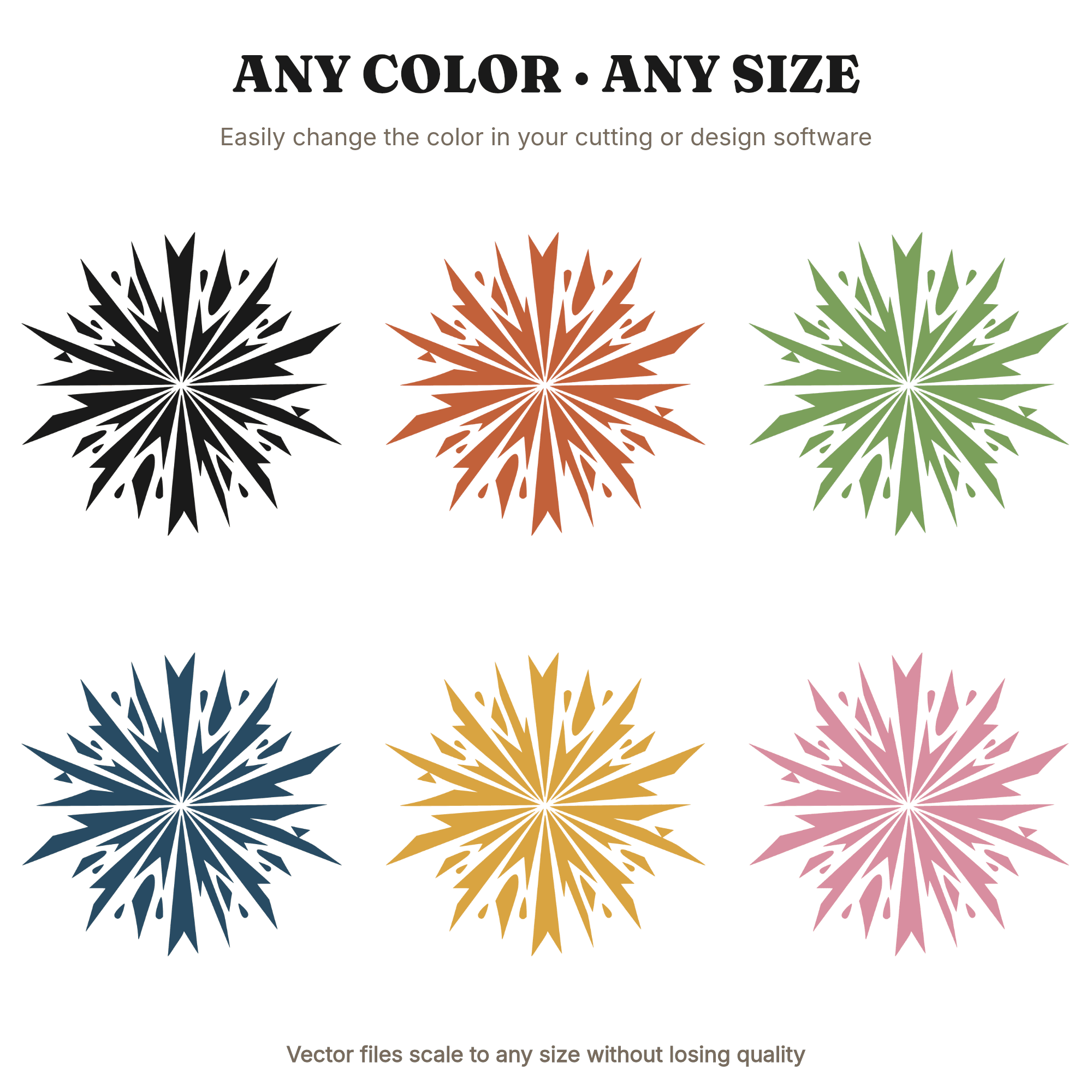 Art Deco Firecracker Starburst SVG PNG, Fourth of July Explosion Cut File, Patriotic Geometric Design — view 2