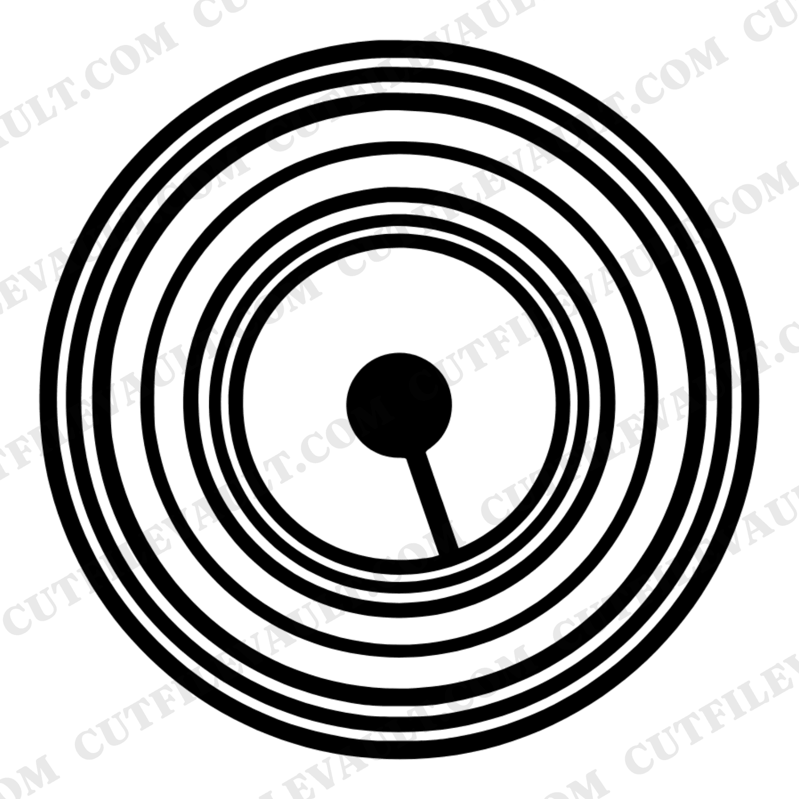 School Bell Mandala SVG PNG, Back to School Cut File, Scandinavian Line Art, Teacher Clipart — view 1