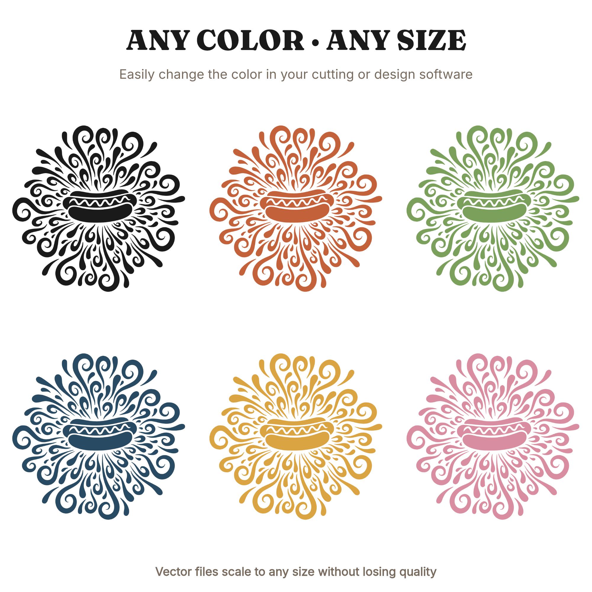 Independence Day Hot Dog SVG PNG, Patriotic 4th of July Food Starburst Cut File, Summer BBQ Design — view 2