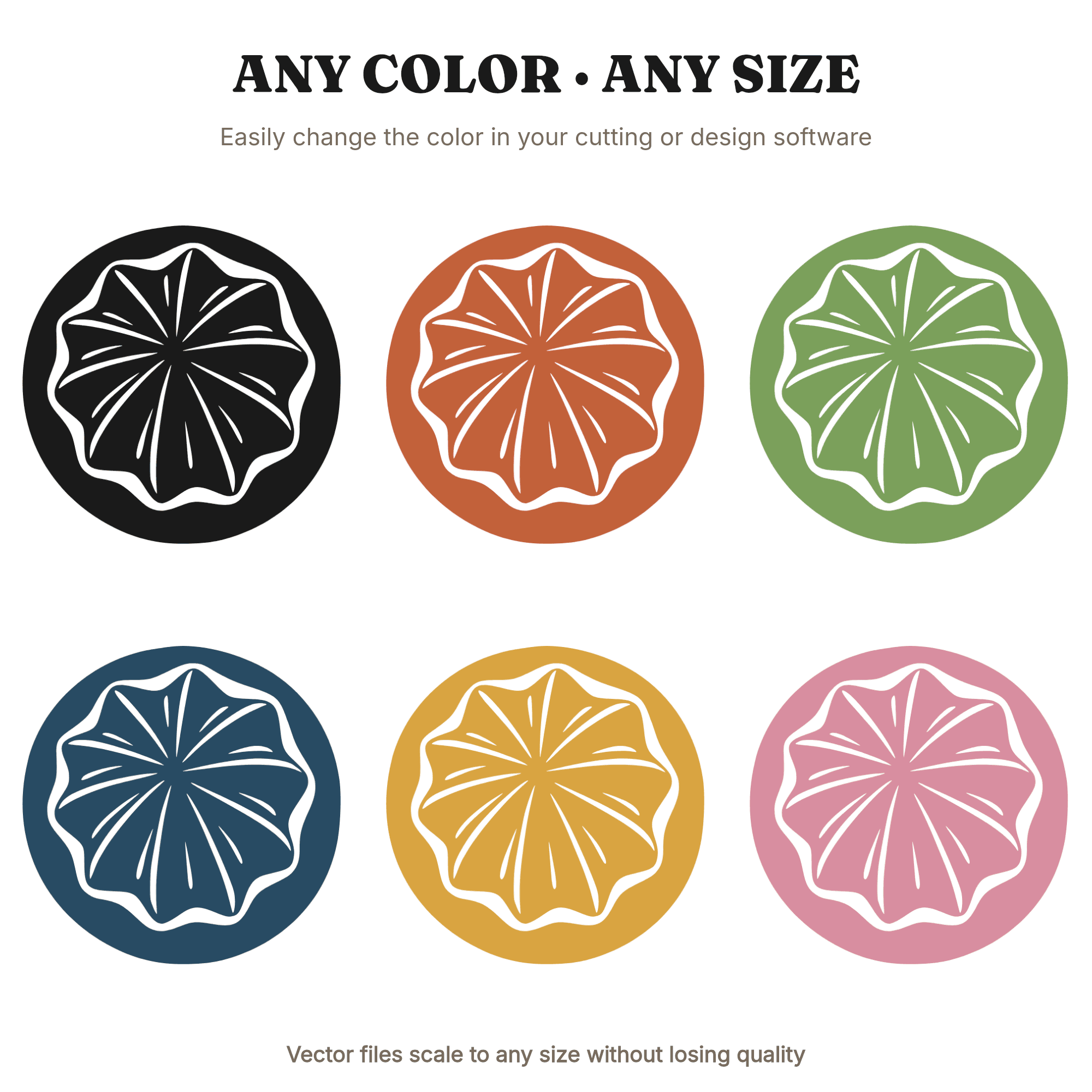 Citrus Reamer SVG PNG Spiral View Kitchen Tool Cut File Boho Lemonade Summer Retro Design — view 2