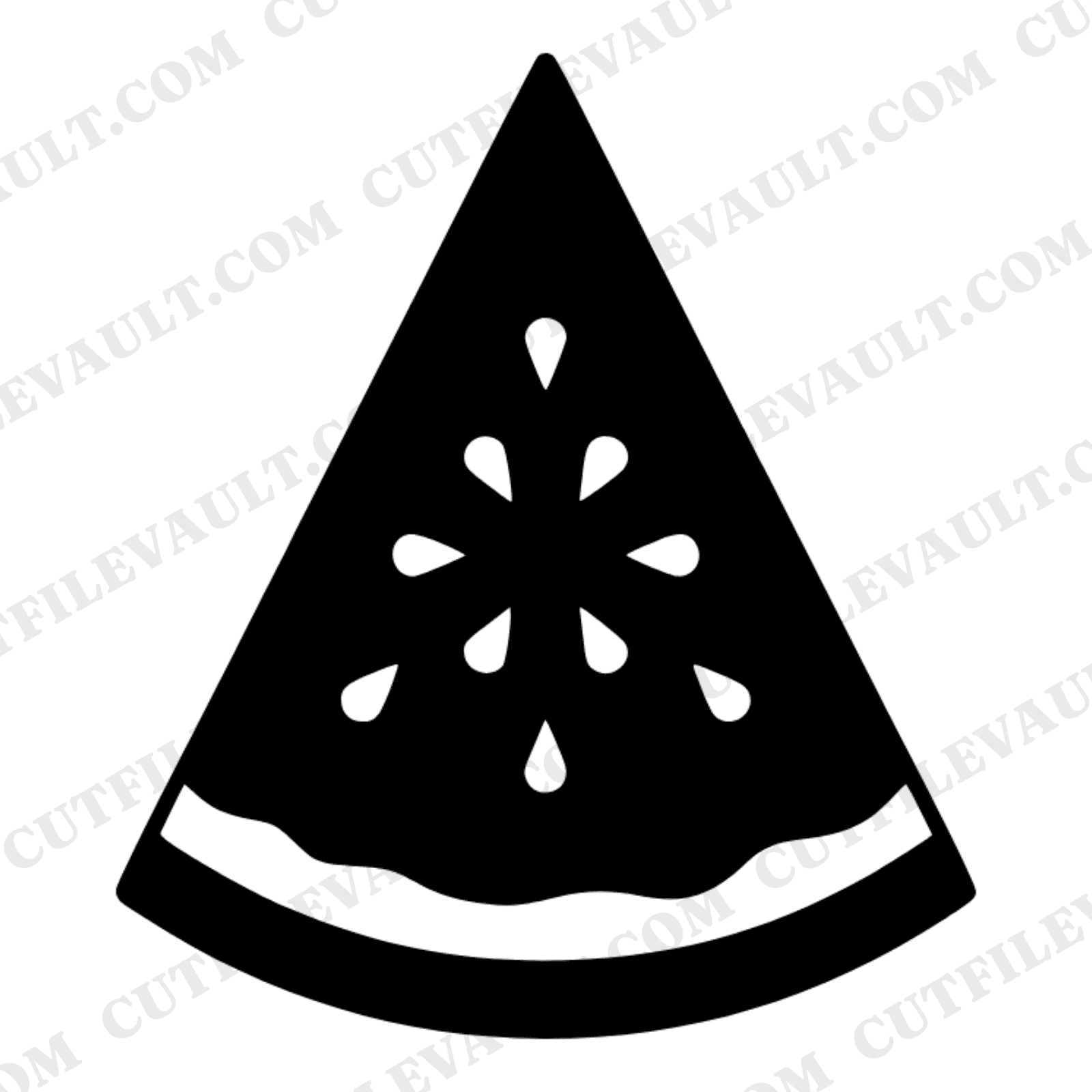 Patriotic Watermelon SVG PNG Art Deco Independence Day Cut File 4th of July Summer Craft Design — view 1