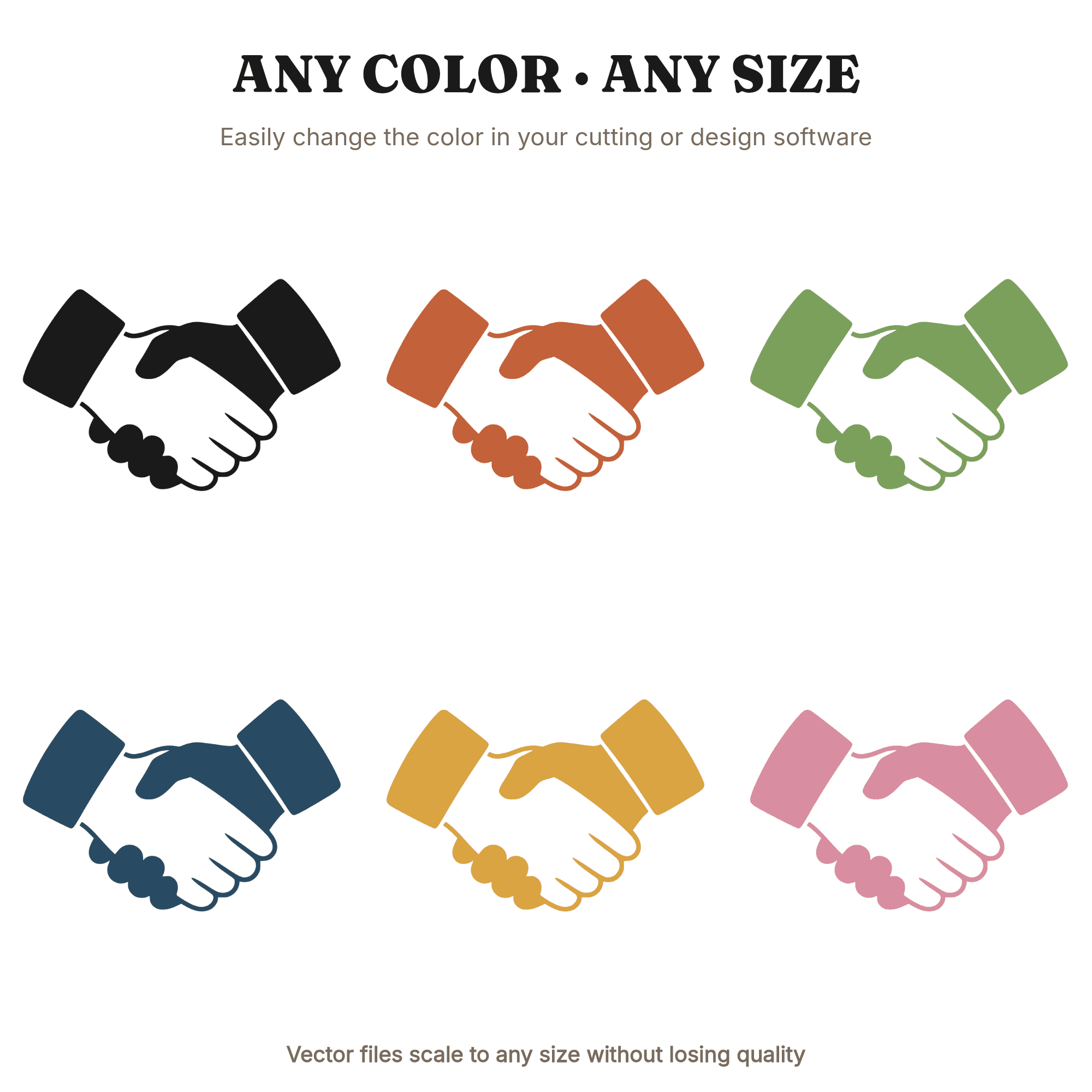 Labor Day Handshake Work Gloves SVG PNG, Solidarity Abstract Design, Union Worker Craftsmanship Cut File — view 2