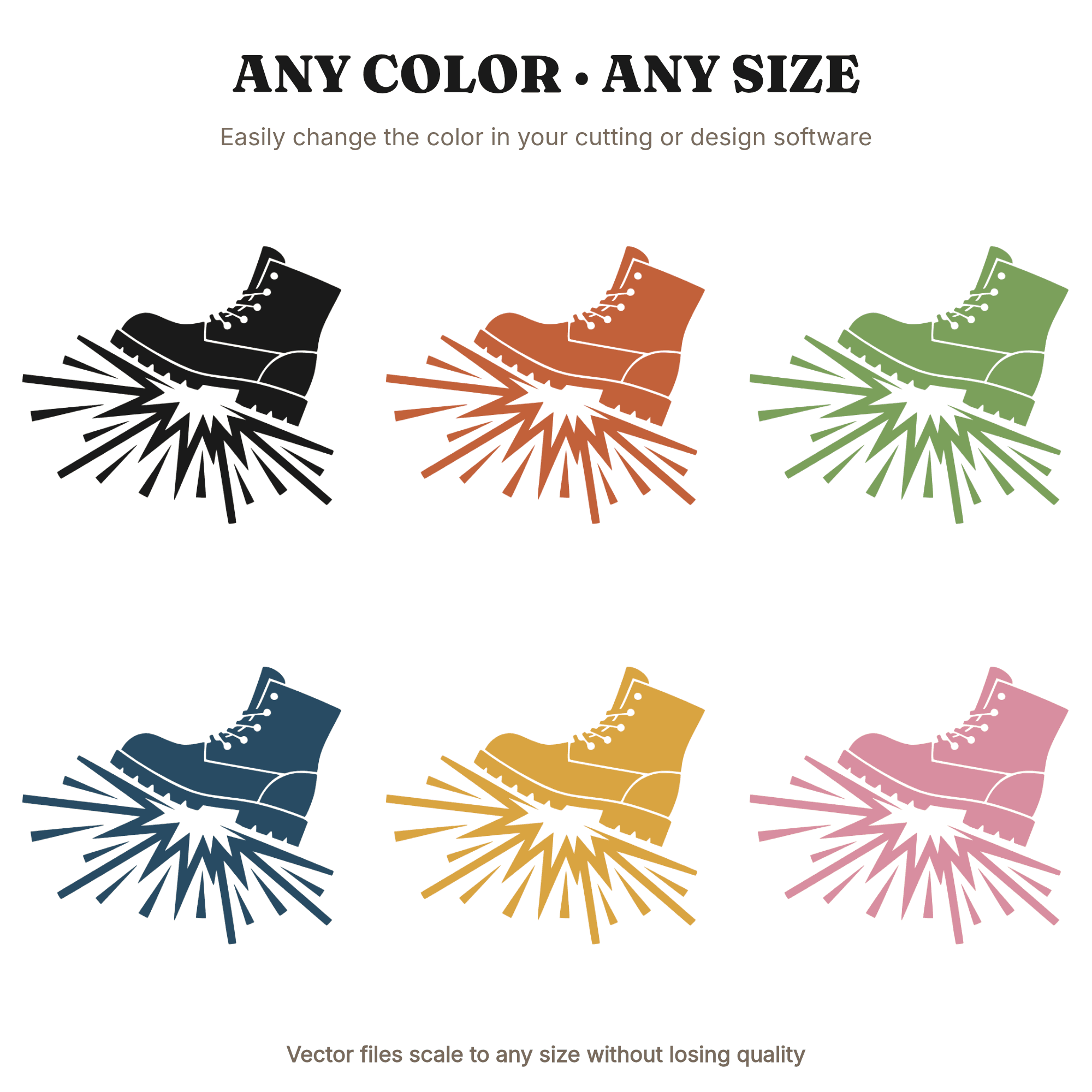 Labor Day Work Boot Stomp SVG PNG, Union Pride Cut File, Worker Tribute Design, Blue Collar Craft — view 2