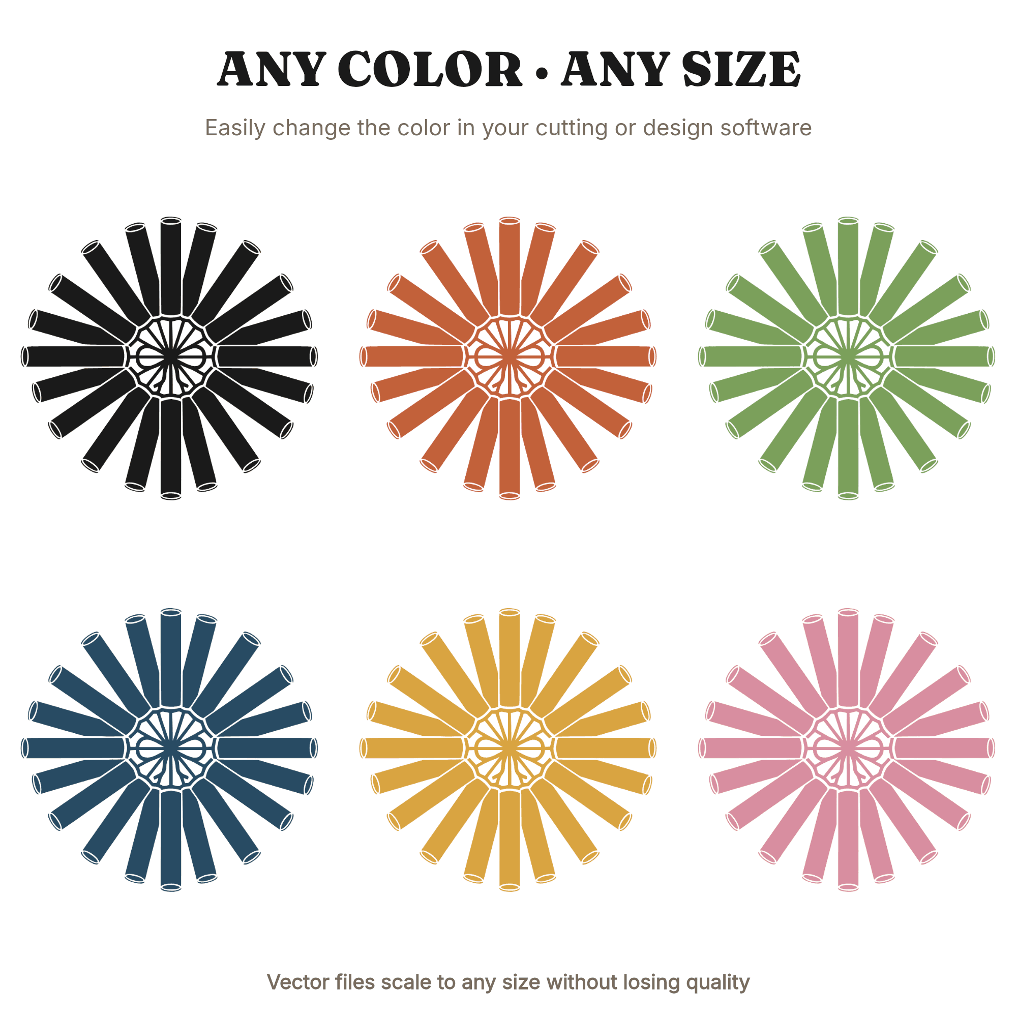 Folk Art Firecracker Star SVG PNG Independence Day 4th of July Patriotic Cut File for Cricut — view 2