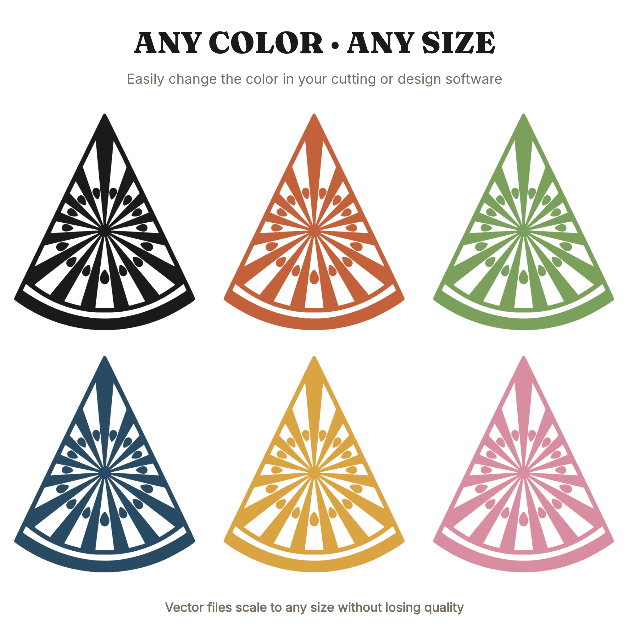Stained Glass Watermelon SVG PNG, Vintage Botanical Watermelon Wedge Cut File, Summer Fruit Design — view 2