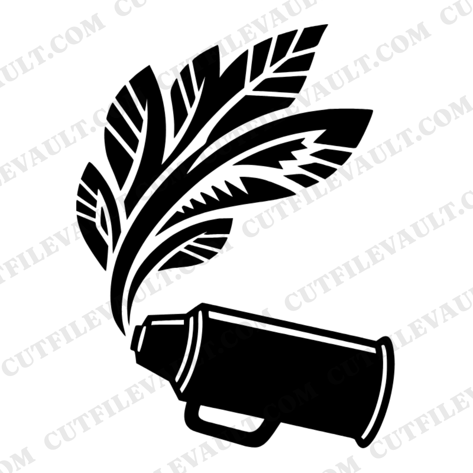 Art Deco Thermos SVG PNG, Vintage Coffee Jug with Steam Swirls, Autumn Fall Layered Cut File — view 1