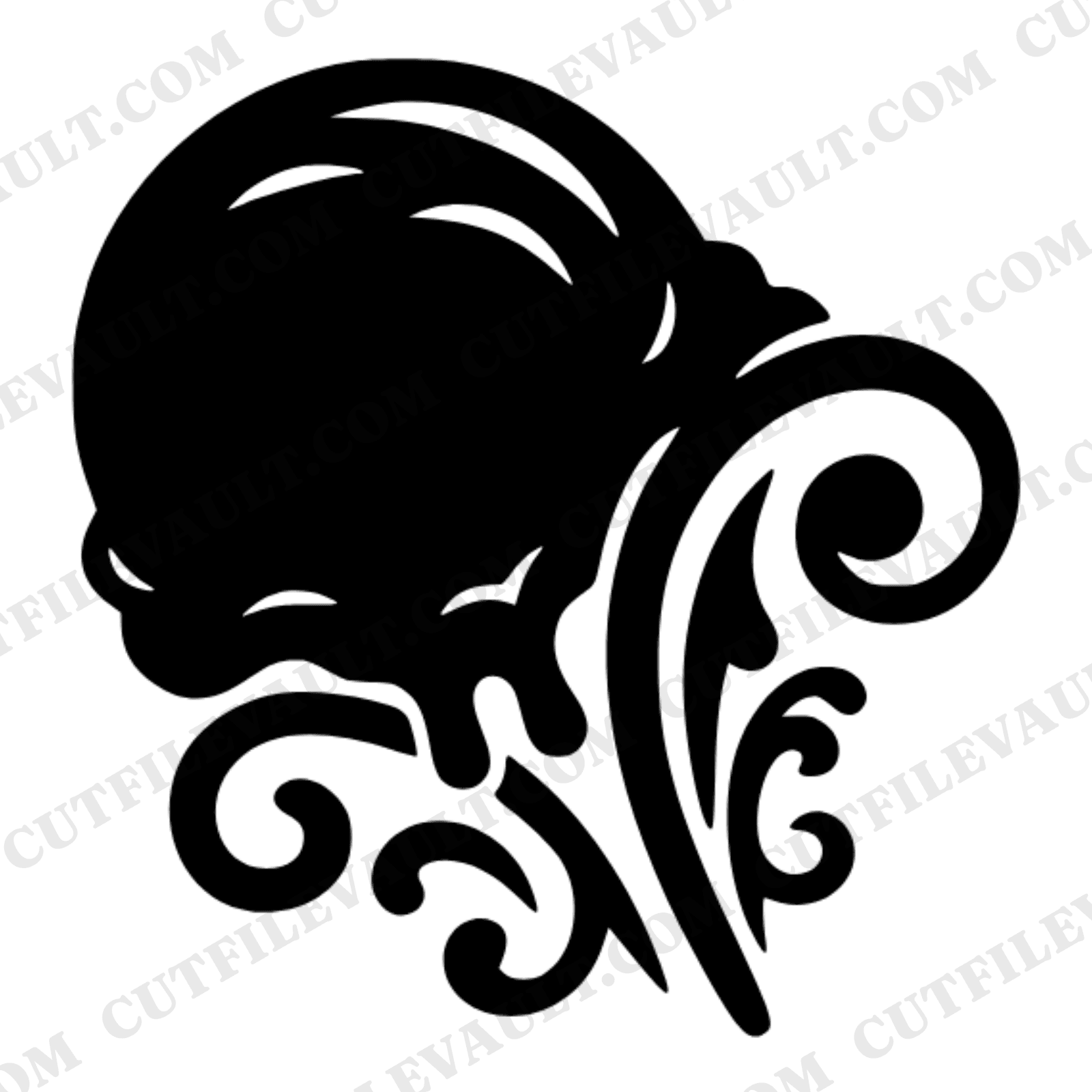 Ice Cream Scoop SVG PNG, Summer Ice Cream Cut File, Scandinavian Line Art, National Ice Cream Day — view 1