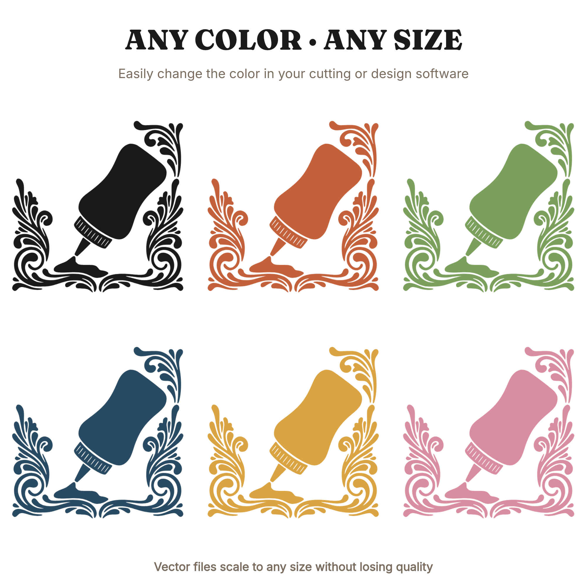 Mustard Bottle Art Nouveau SVG PNG Hot Dog Day Retro 70s Cut File Design Groovy Frame — view 2