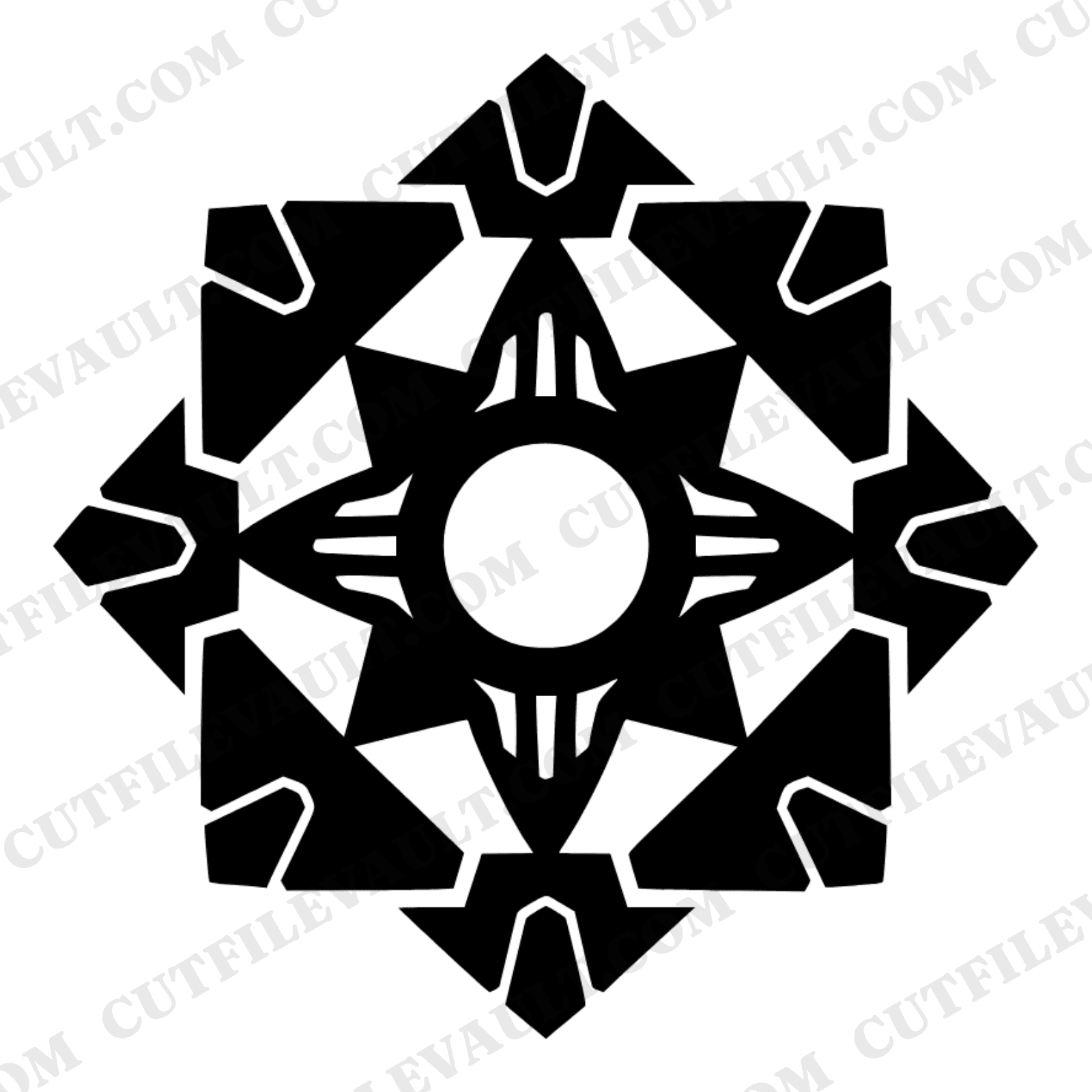 Colonial Tricorn Hat Mandala SVG PNG, Independence Day Compass Rose Cut File, 4th of July Decor — view 1