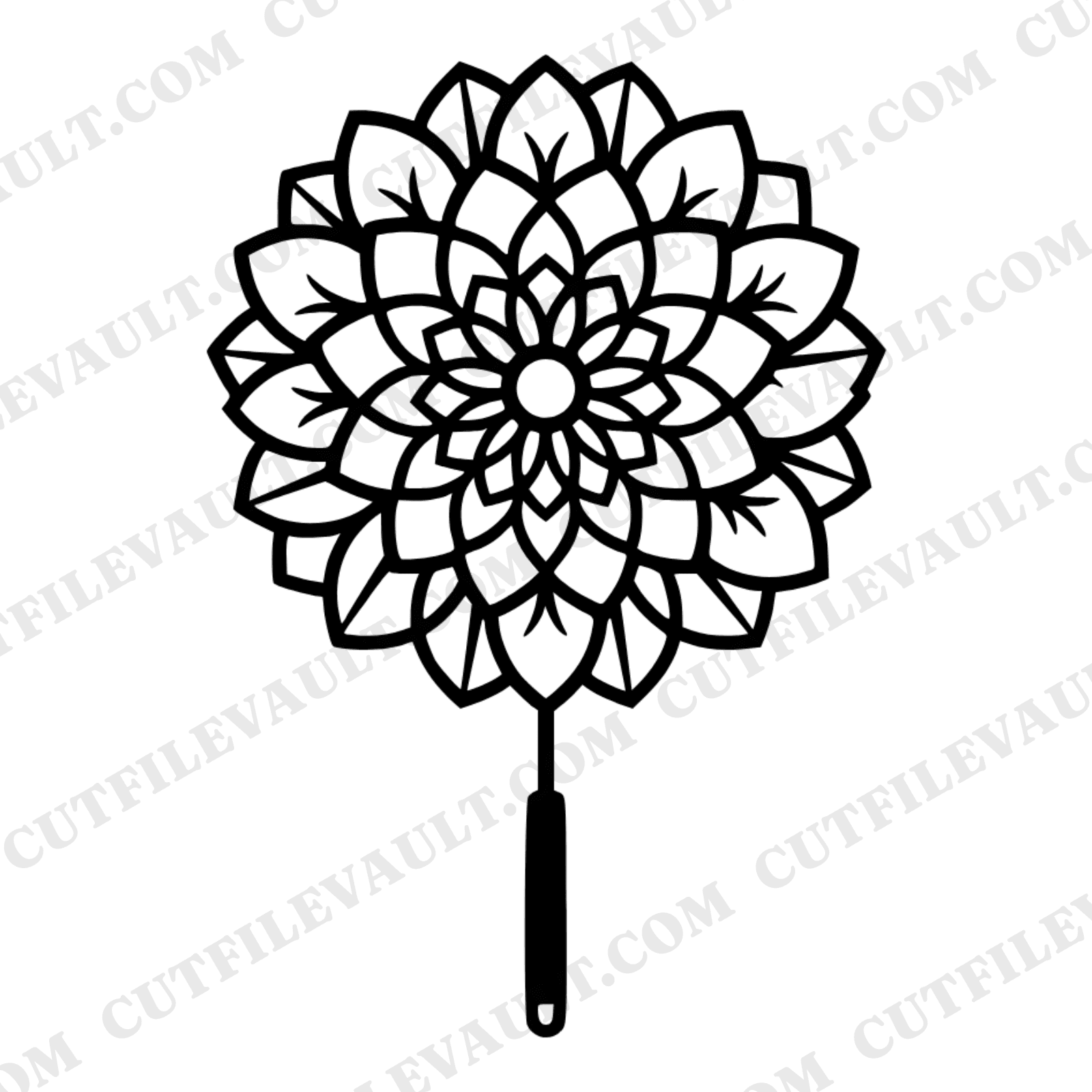 Celestial Whisk Mandala SVG PNG, Kitchen Witch Cheesecake Day Cut File, Mystical Baking Design — view 1
