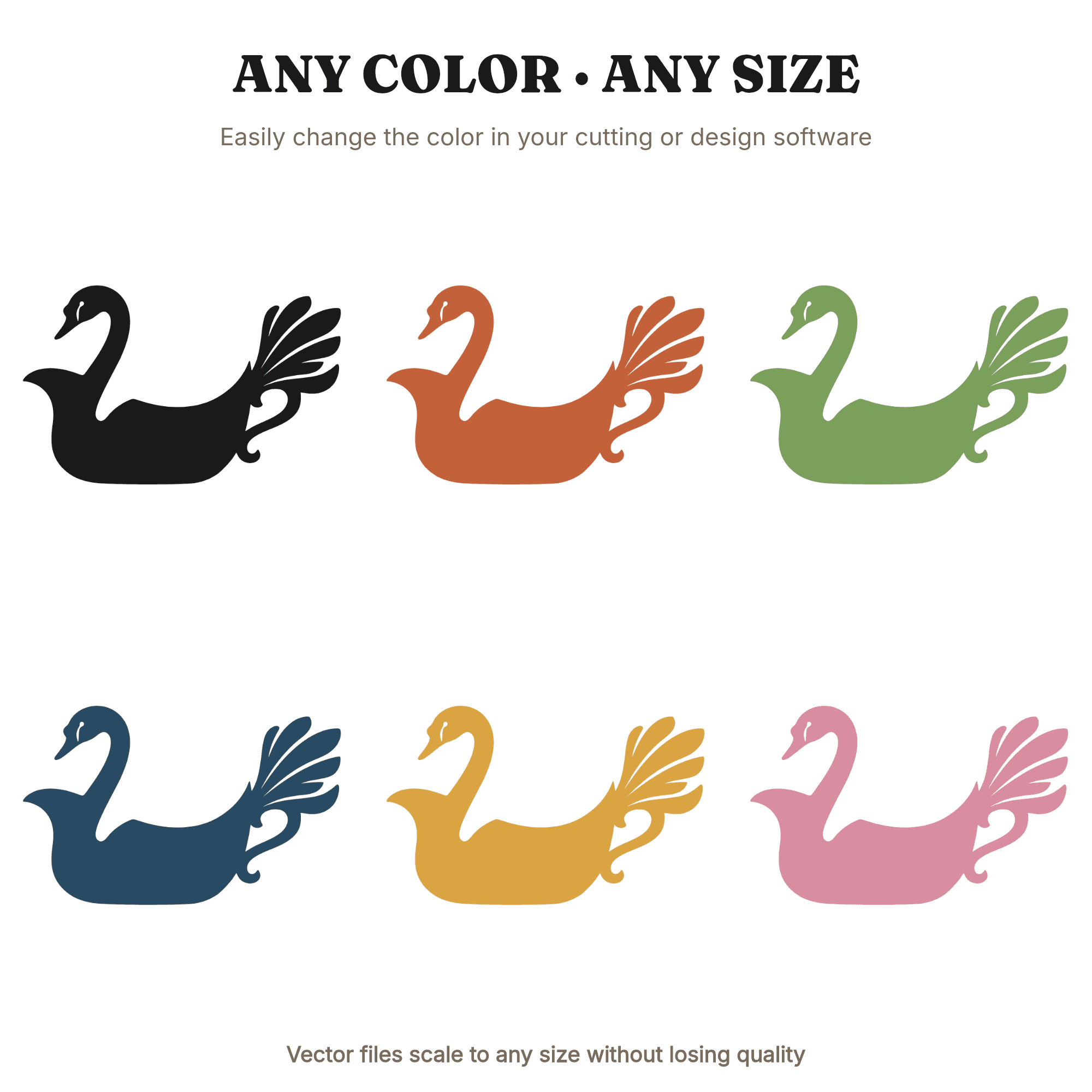 Gravy Boat Swan SVG PNG Thanksgiving Silhouette Cut File Boho Fall Kitchen Decor Cricut Design — view 2