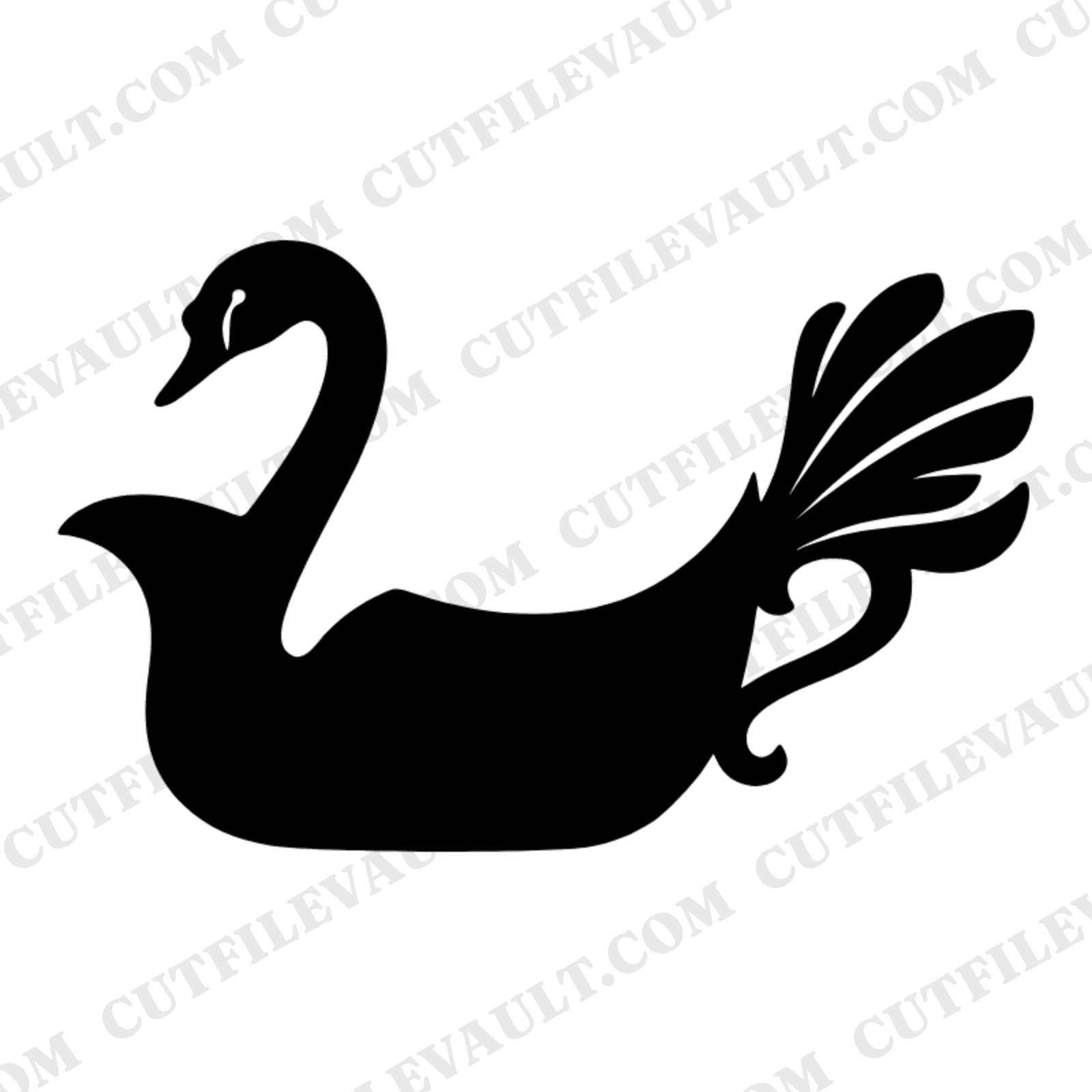 Gravy Boat Swan SVG PNG Thanksgiving Silhouette Cut File Boho Fall Kitchen Decor Cricut Design — view 1