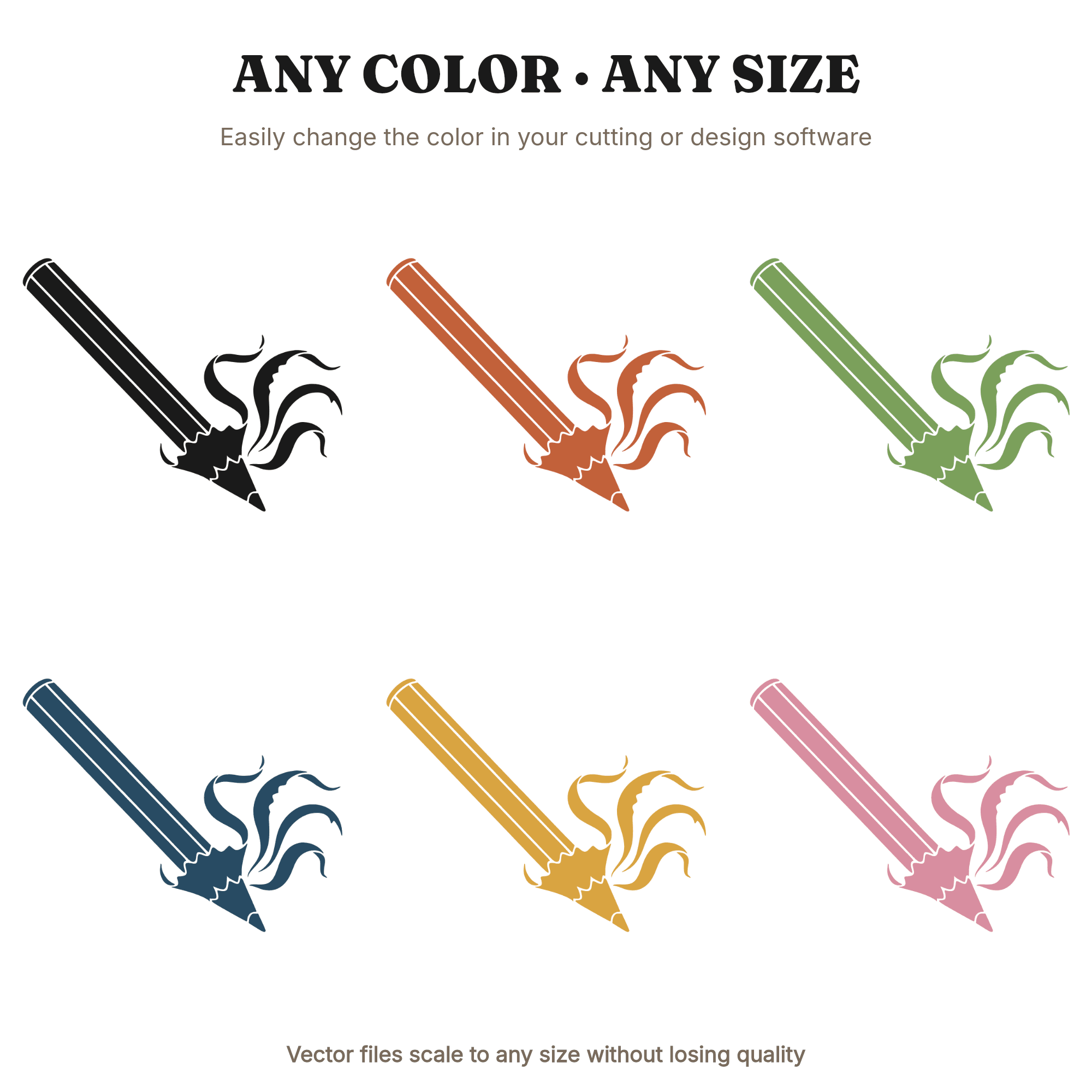Labor Day Carpenter Pencil SVG PNG, Wood Shavings Line Art, Craft Trade Tool Cut File Design — view 2
